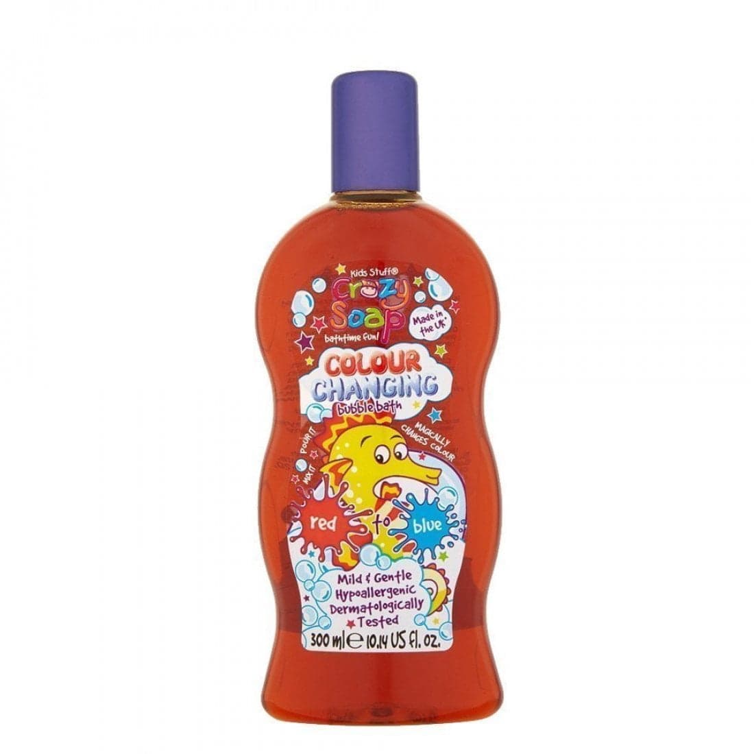 

Kids Stuff Crazy Colour Changing Bubble Bath magiczny płyn do kąpieli zmieniający kolor wody z czerwonej na niebieską 300ml