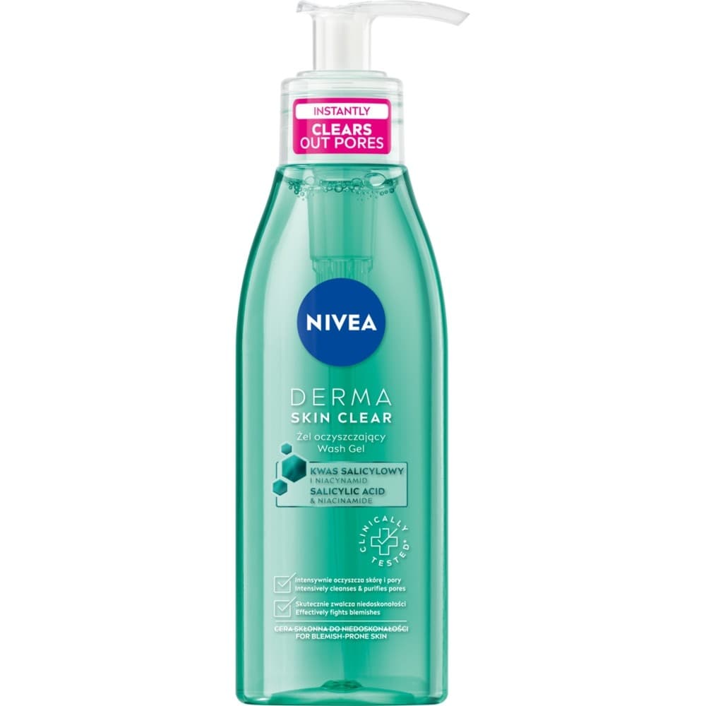

Nivea Derma Skin Clear żel oczyszczający przeciw niedoskonałościom 150ml