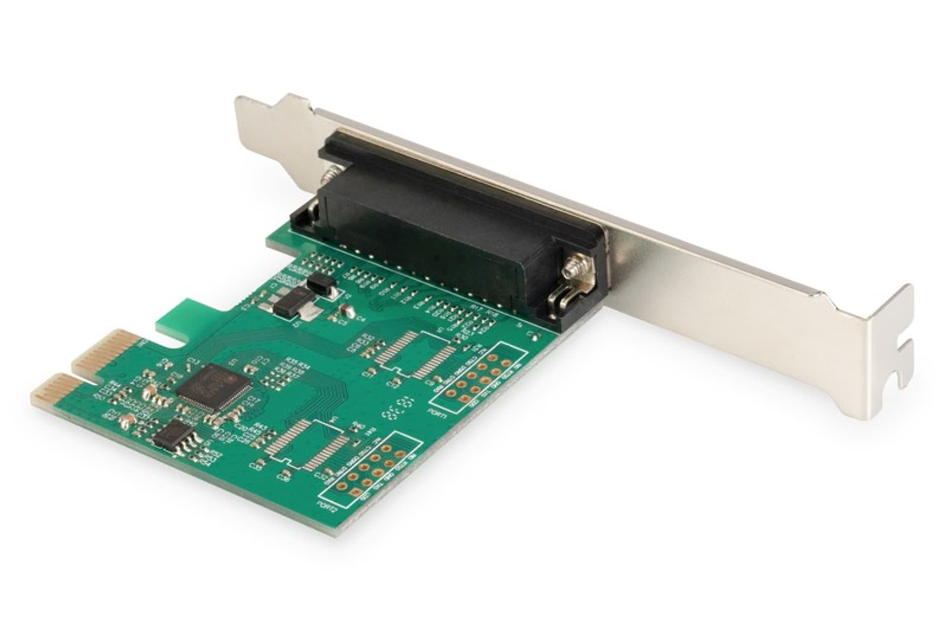 

Karta rozszerzeń (Kontroler) LPT PCI Express, 1xDB25, Low Profile, Chipset: ASIX99100, Kontroler) lpt pci express/1xdb25/low profile/chipset: asix9910