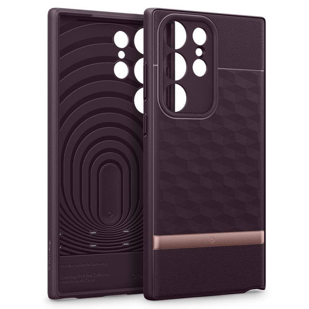

Etui SAMSUNG GALAXY S23 ULTRA Caseology Parallax burgundowe