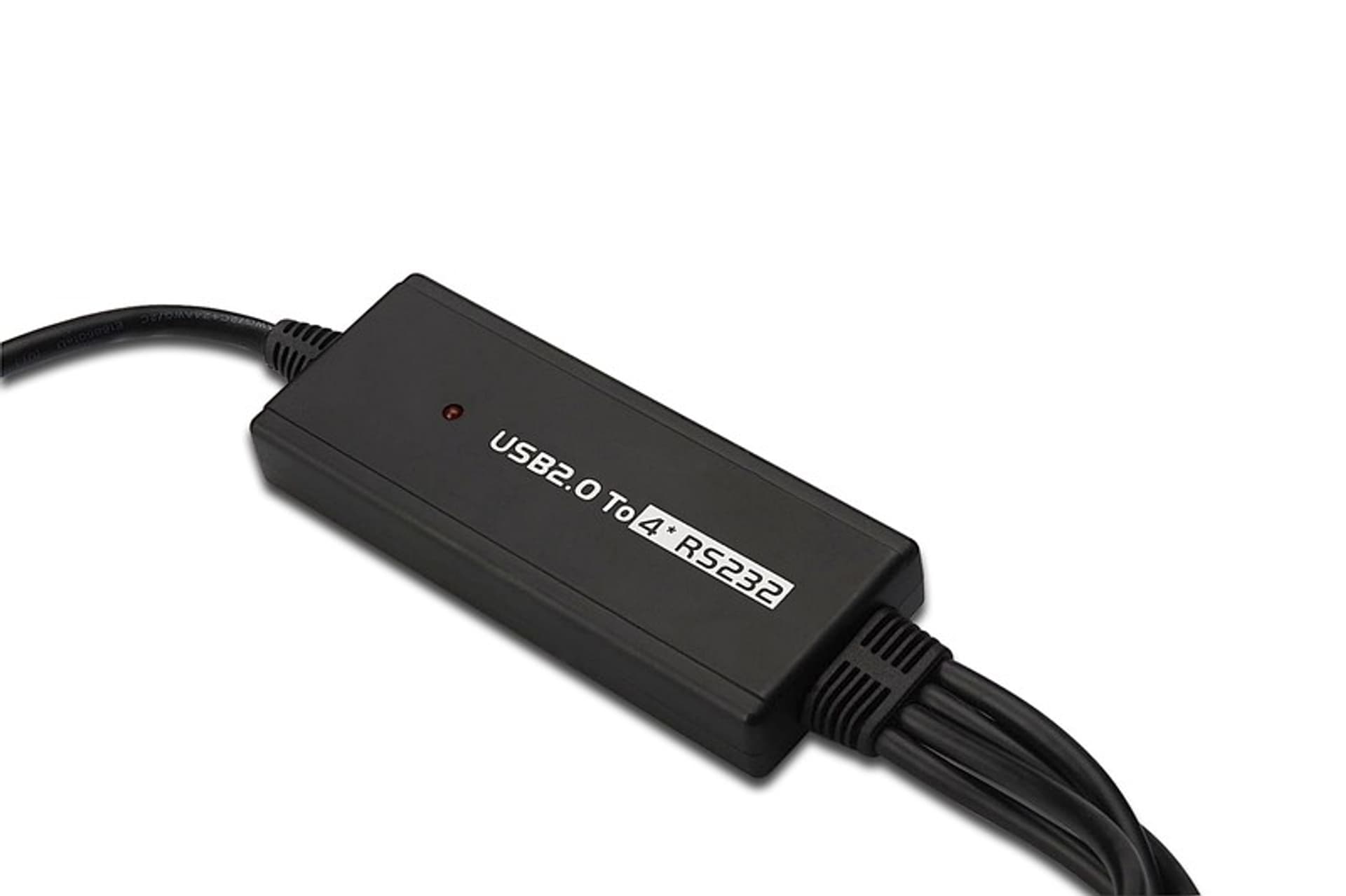 

Konwerter/Adapter USB 2.0 do 4x RS232 (DB9) z kablem USB A M/Ż dł. 1,5m, Db9) z kablem usb a m/ż dł. 1.5