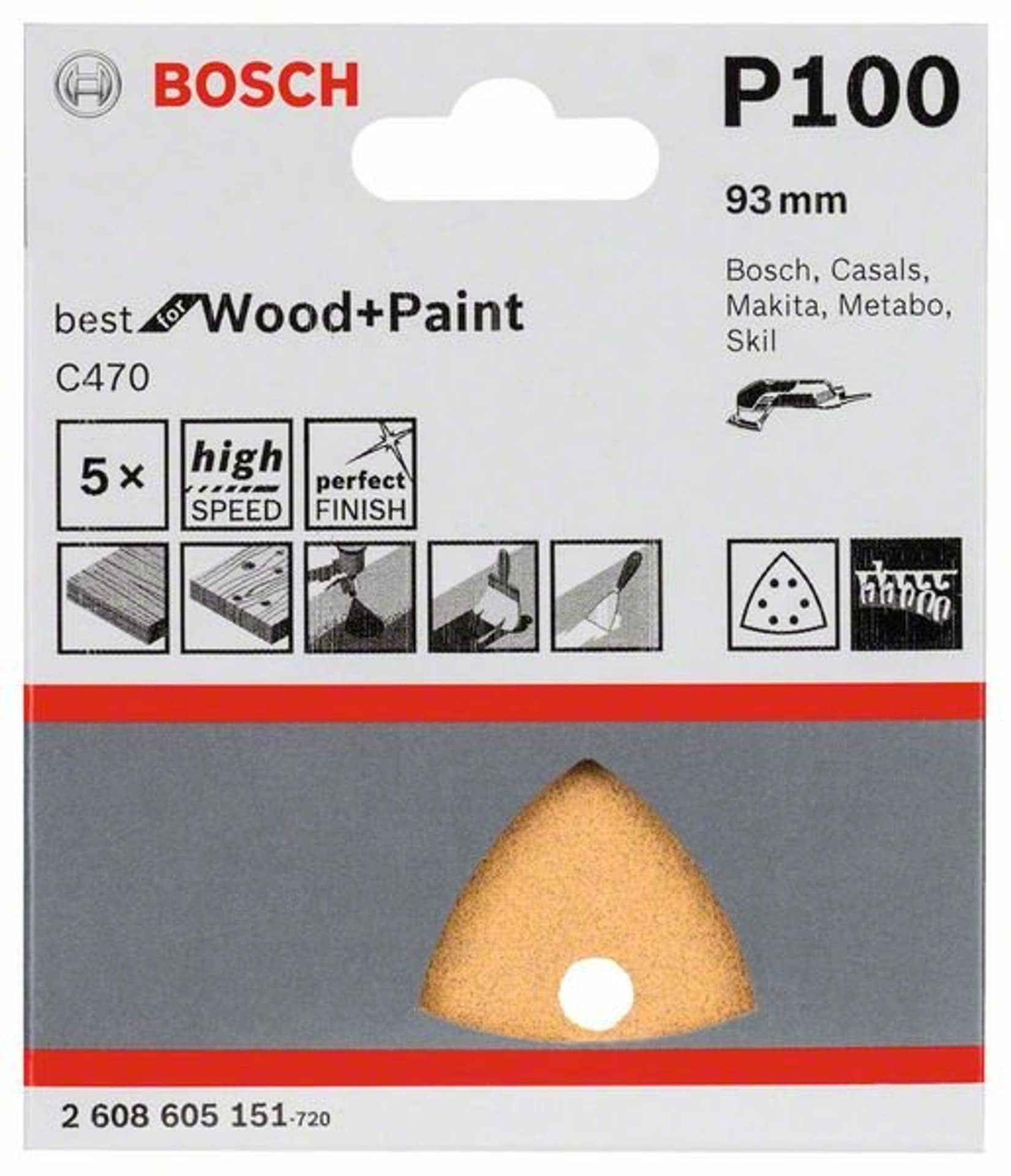 

PAPIER ŚCIERNY DELTA 93MM G100 5PC.