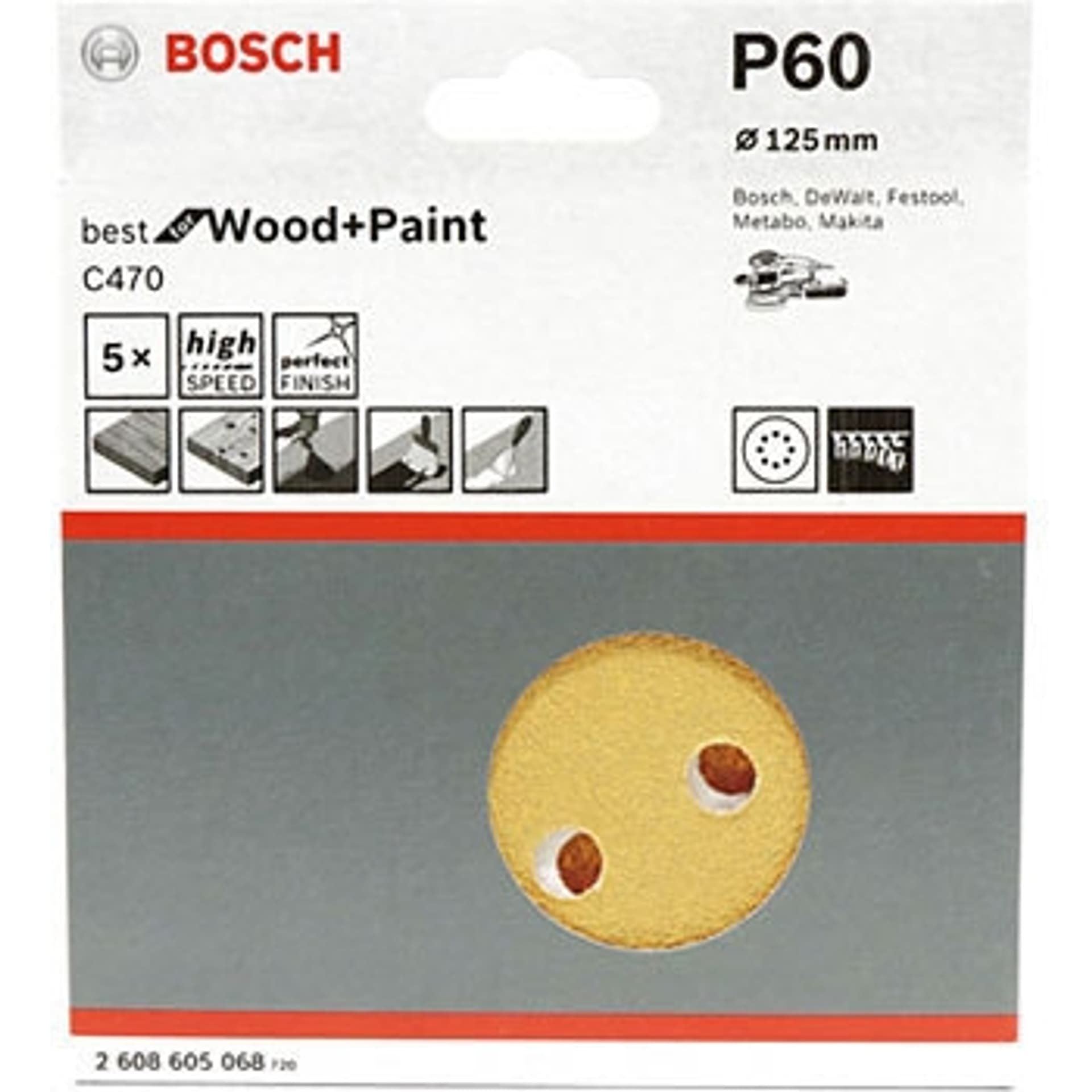 

KRĄŻEK ŚCIERNY RW D125 G60 5PC.