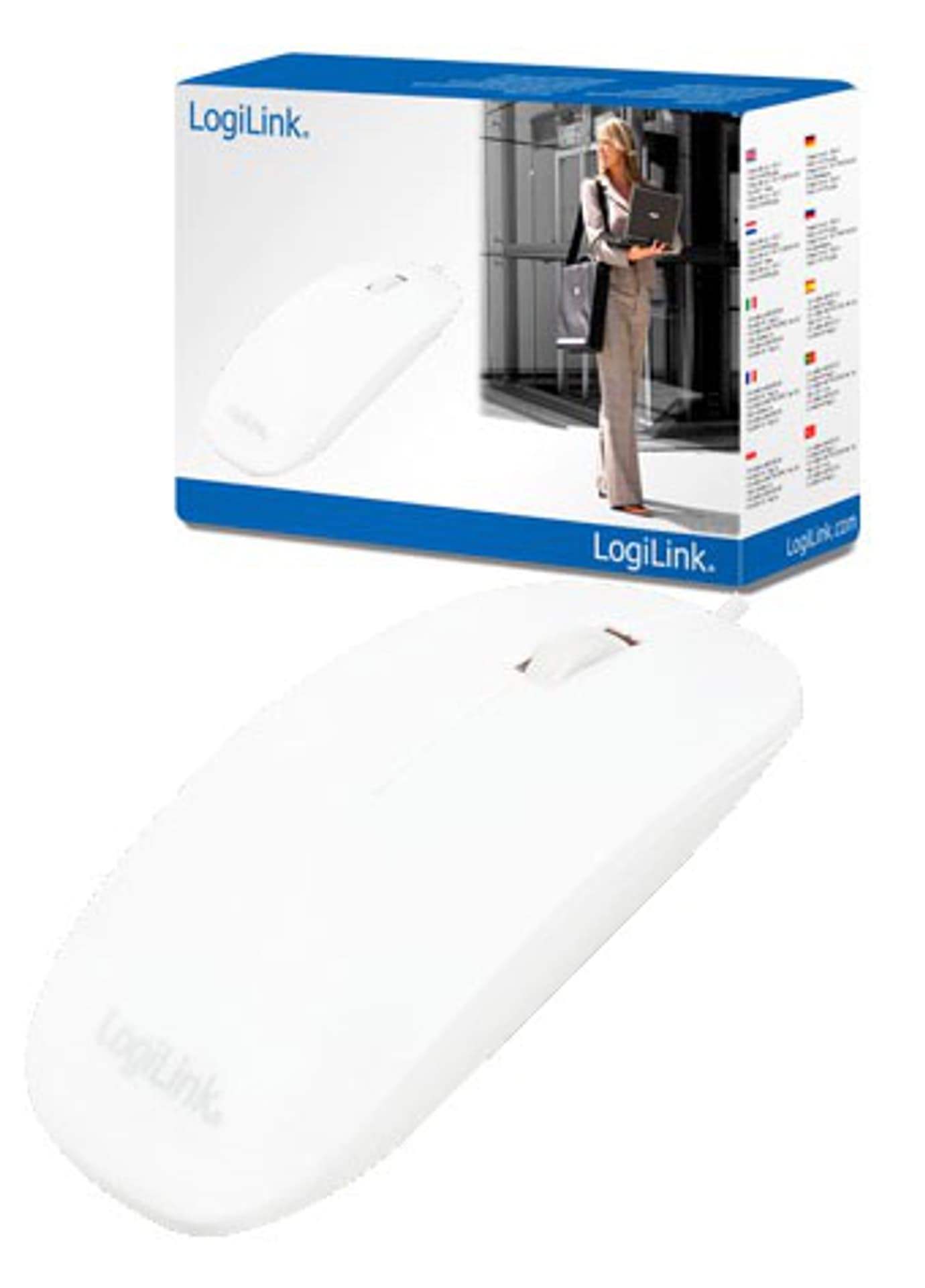 

Mysz Przewodowa LOGILINK Slim Optical Mouse ID0062