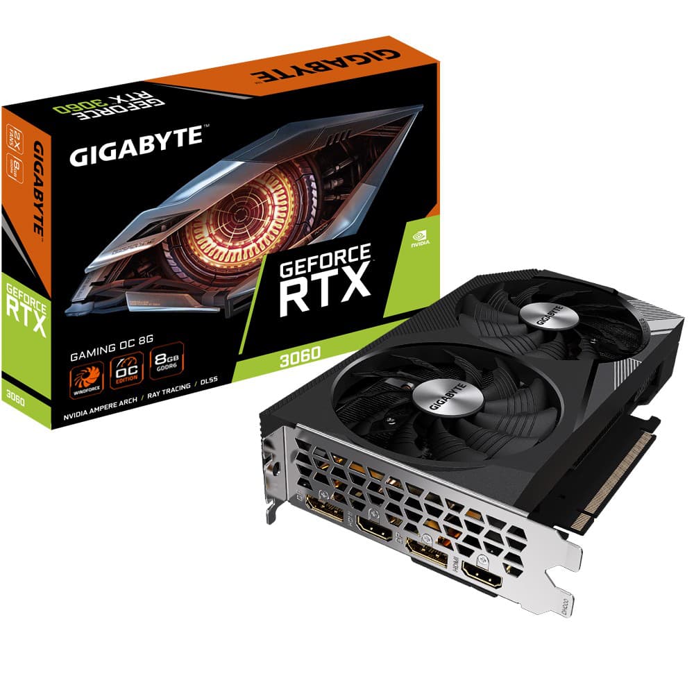 

Karta graficzna GIGABYTE GeForce RTX 3060 GAMING OC 8G GV-N3060GAMING OC-8GD