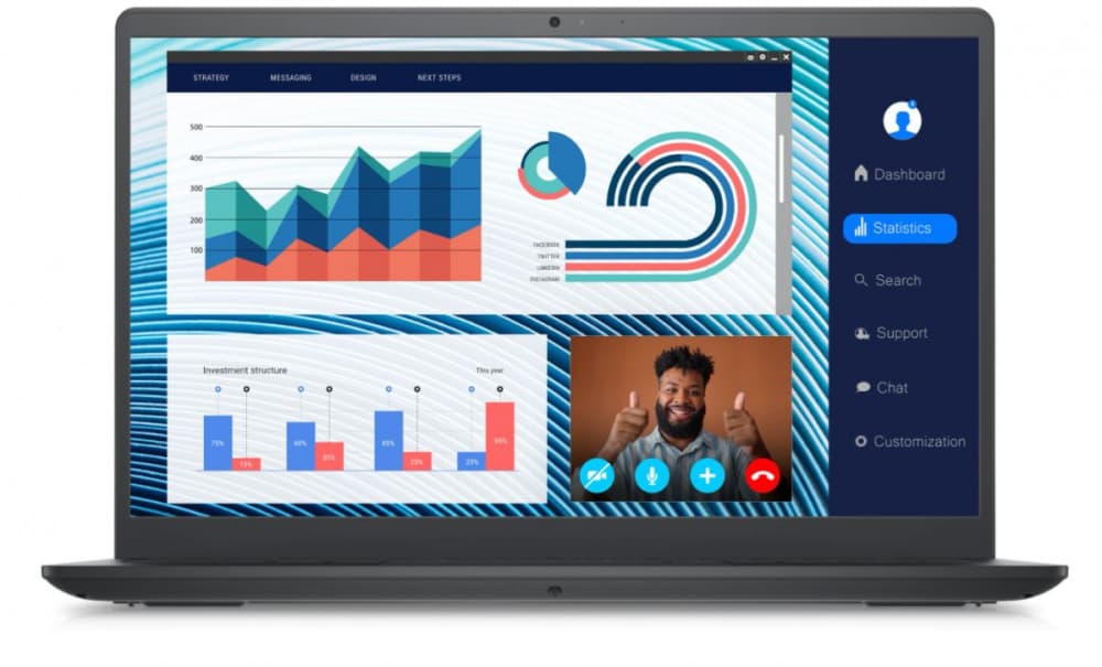 

DELL Vostro 3420 (14"/I3-1215U/integ/8GB/SSD256GB/W11P/Czarny)