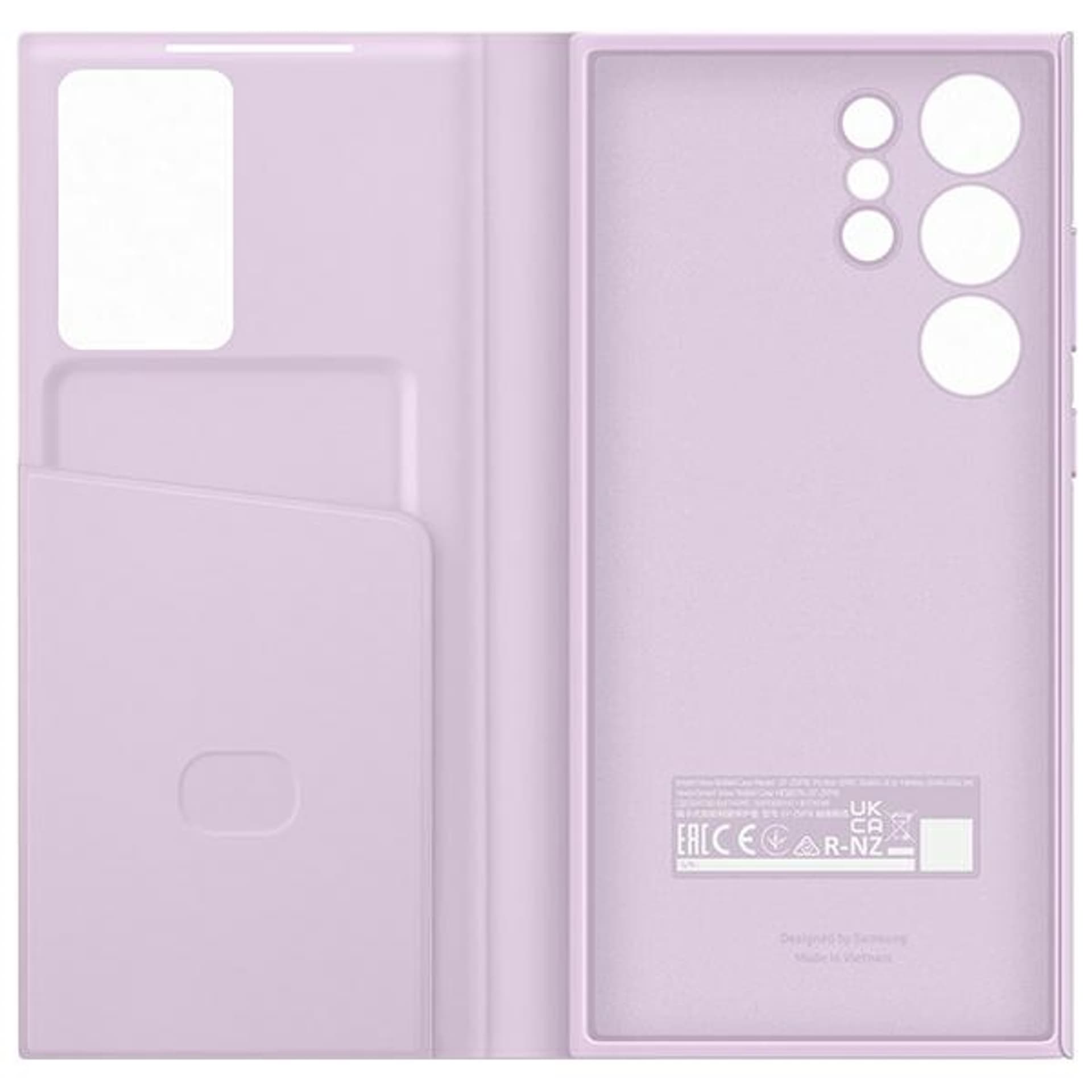 

Etui Samsung EF-ZS918CV S23 Ultra S918 lawendowy/lavender Smart View Wallet Case