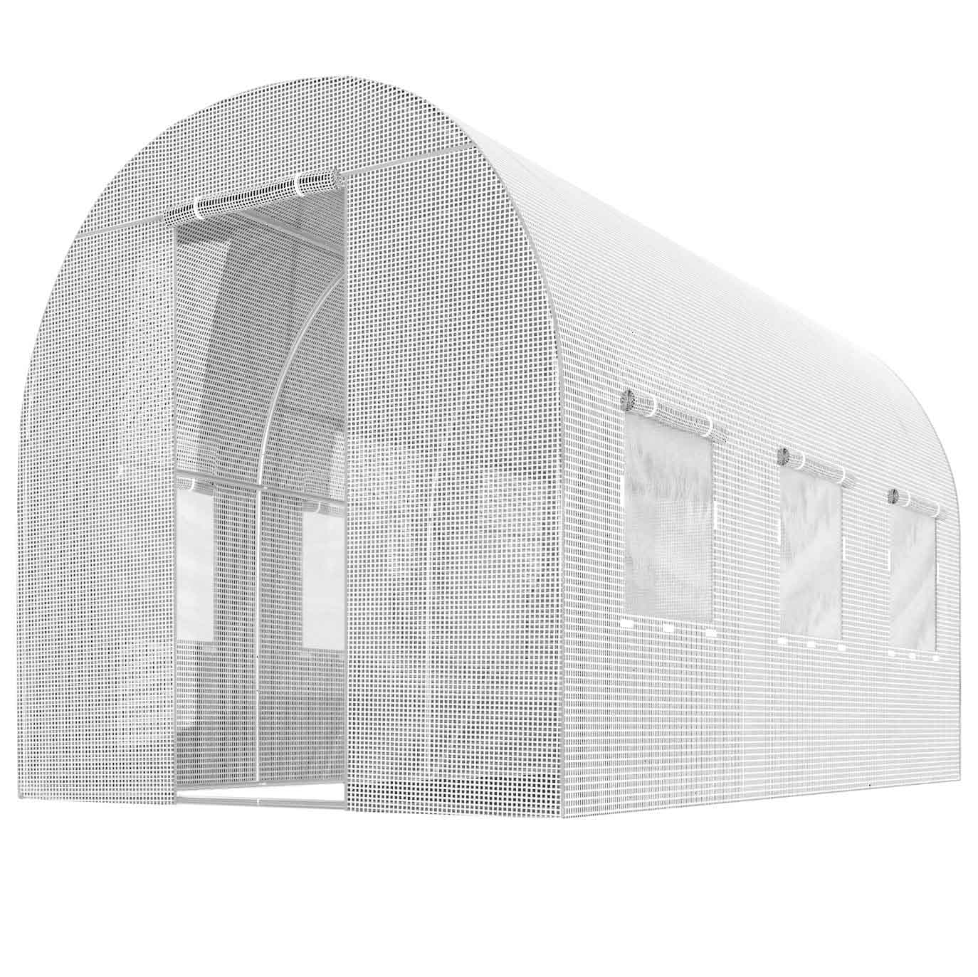 

Tunel ogrodowy 2x3,5m (7m2) biały Plonos