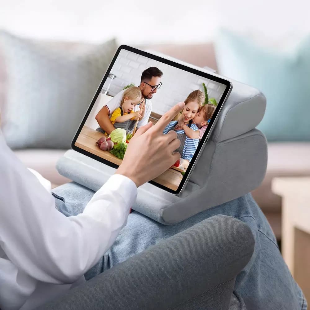 

Podstawka na tablet telefon UGREEN welurowa składana szary (60646 LP473)