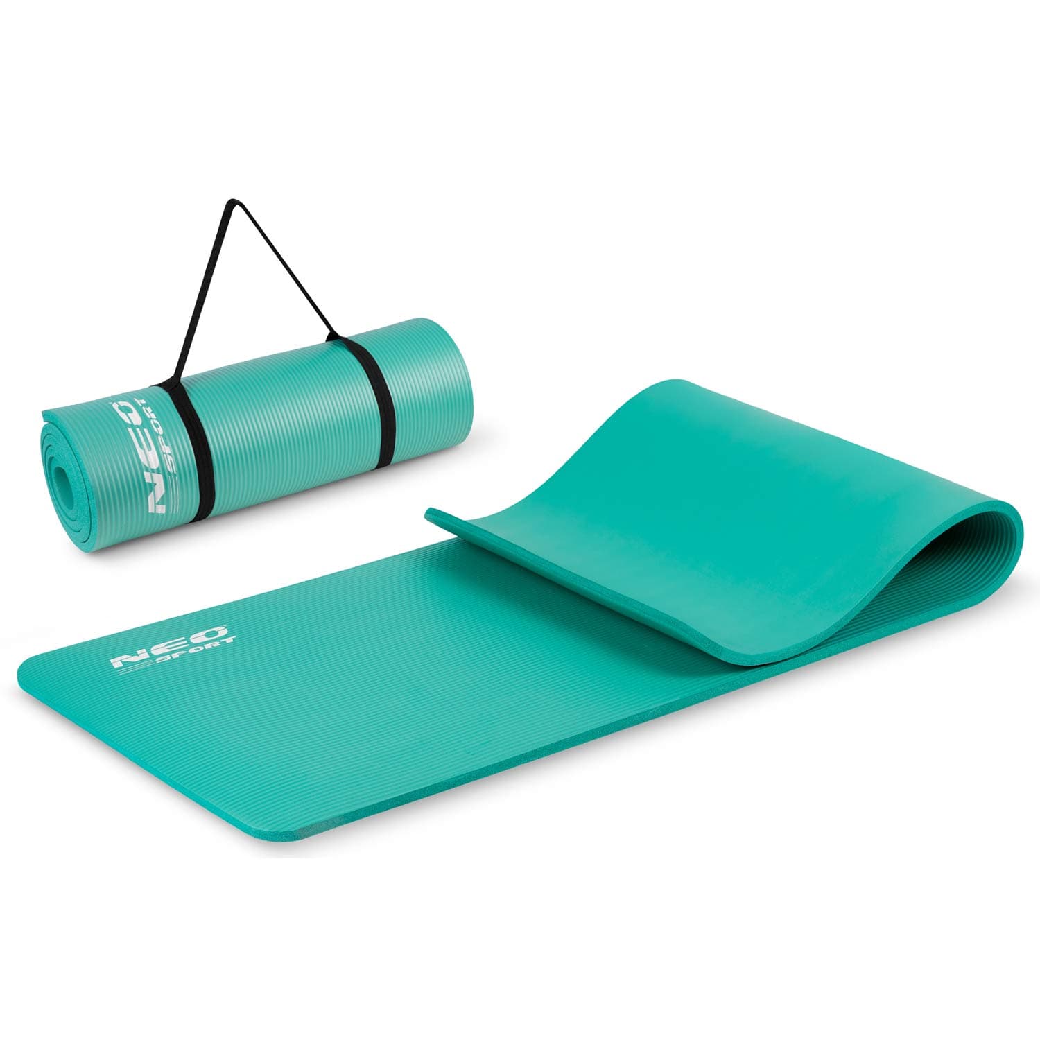 

Mata do ćwiczeń gruba 183 x 60 cm Neo-Sport - 192301 turkusowa