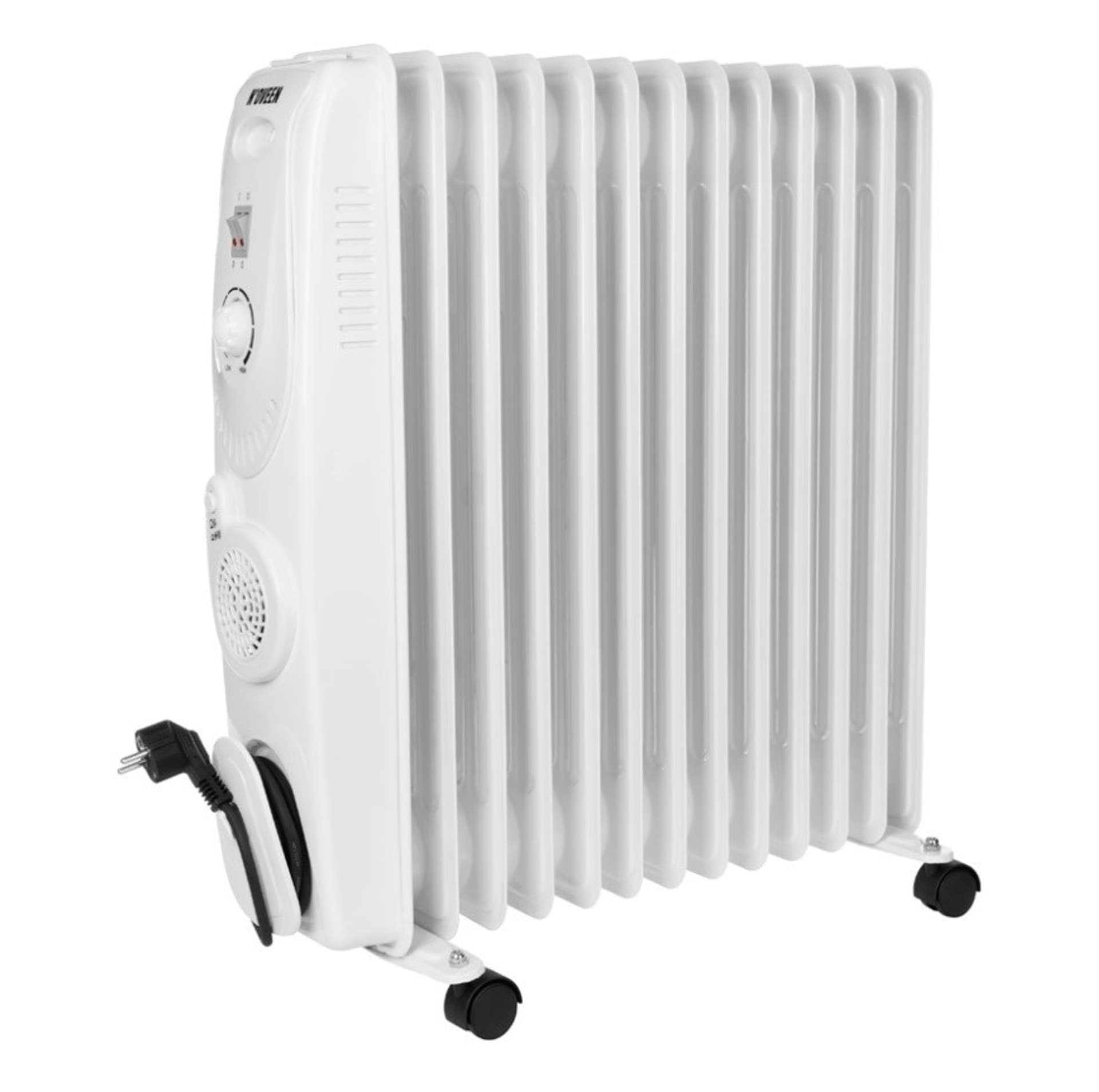 

Grzejnik Olejowy Noveen OH1301 2500 Wat + 400 Wat Turbo Wentylator