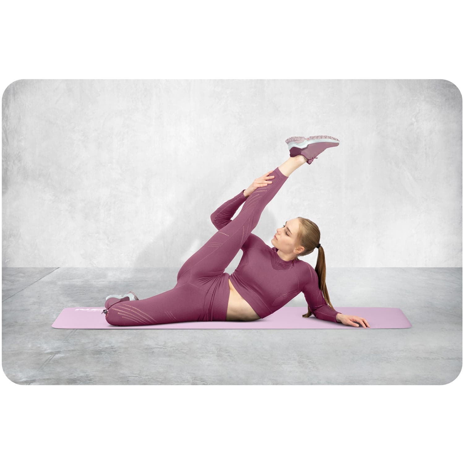 

Mata do ćwiczeń 183 x 60 x 1 cm Neo-Sport - 192201 fioletowa