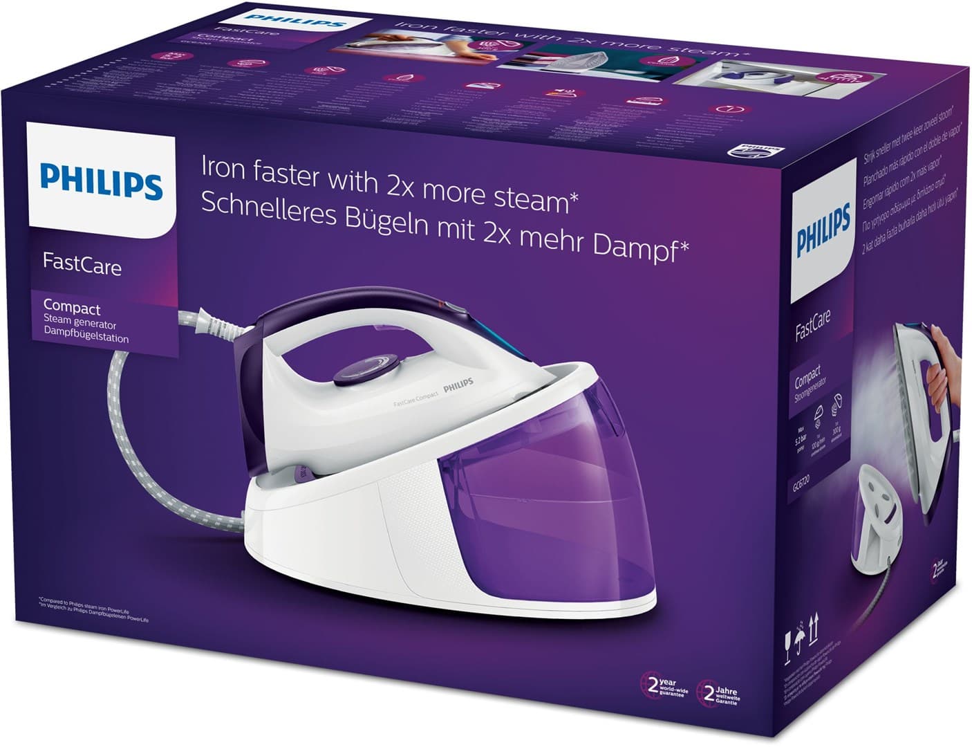 

Generator pary PHILIPS GC 6720/30 FastCare Compact