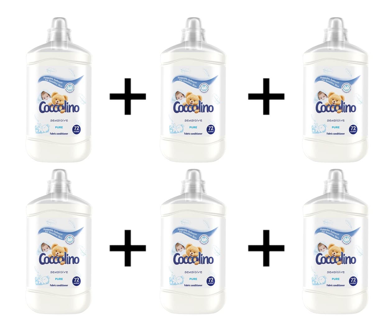 

COCCOLINO Sensitive Pure Płyn do płukania 6x1800ml