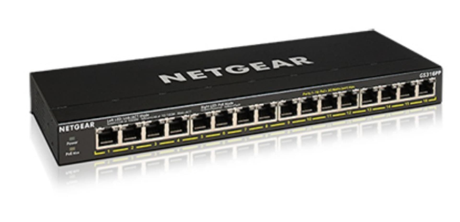 

Przełącznik NETGEAR GS316PP-100EUS 16x 10/100/1000 PoE+