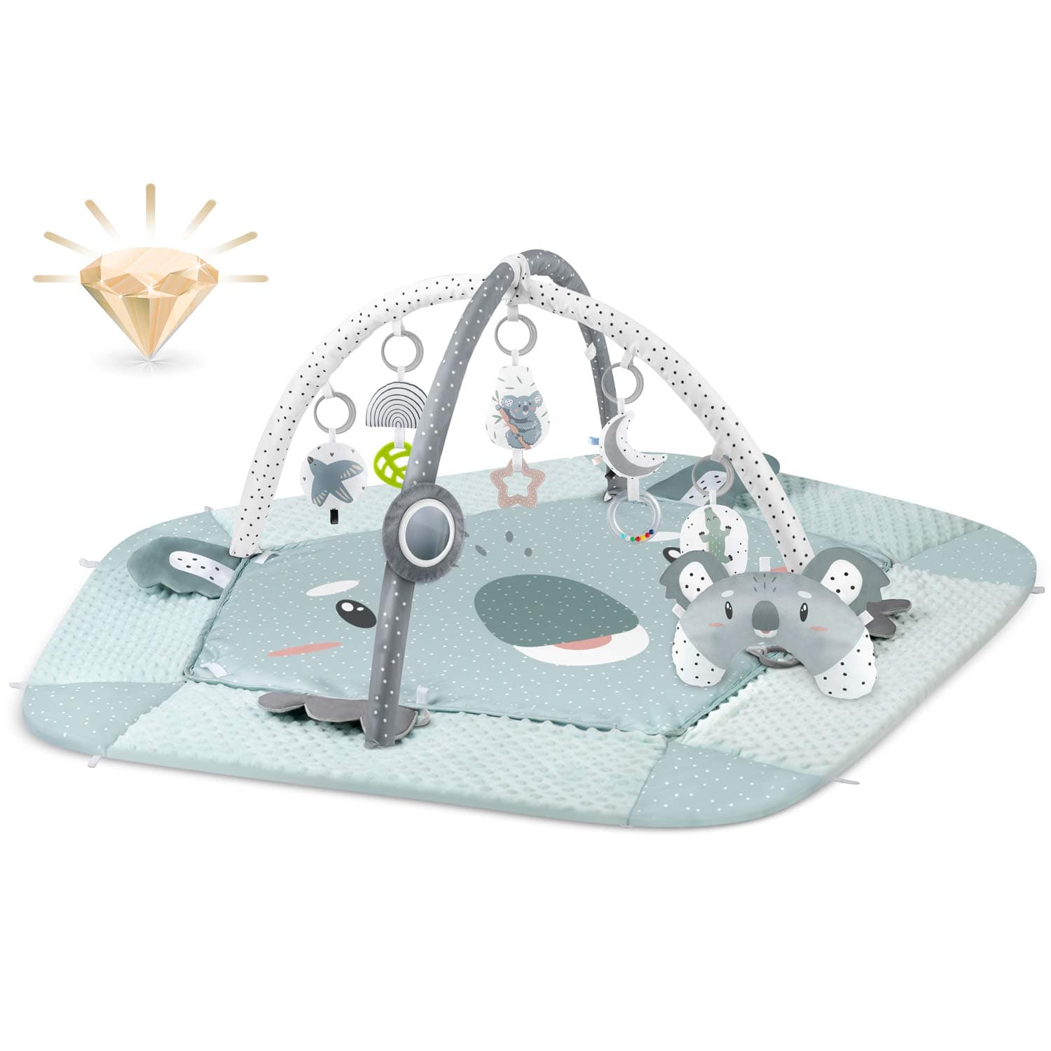 

Mata interaktywna edukacyjna 136 x 136 cm Koala Nukido