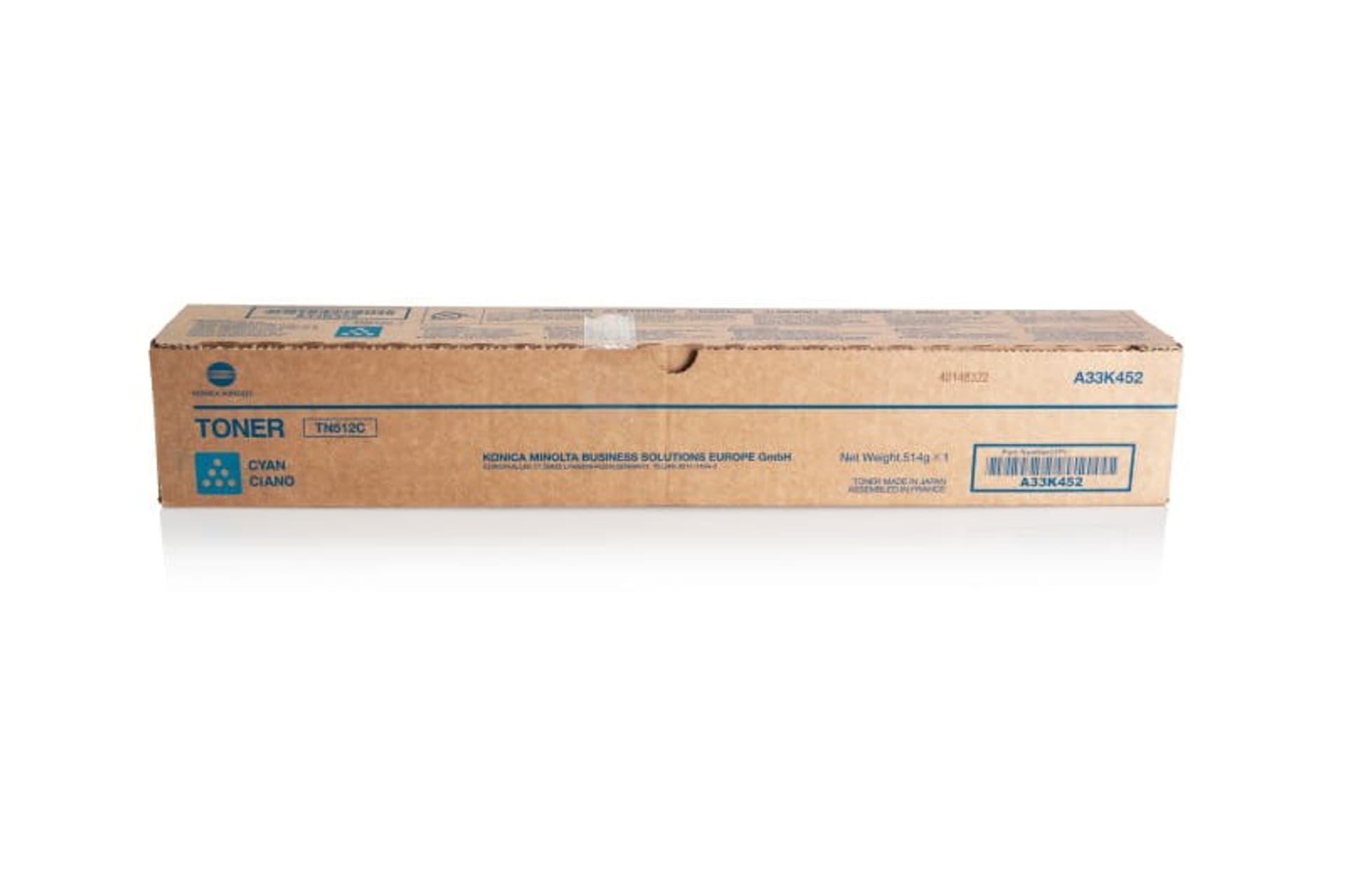 

Konica Minolta Toner TN-512C TN-512 A33K452 Niebieski