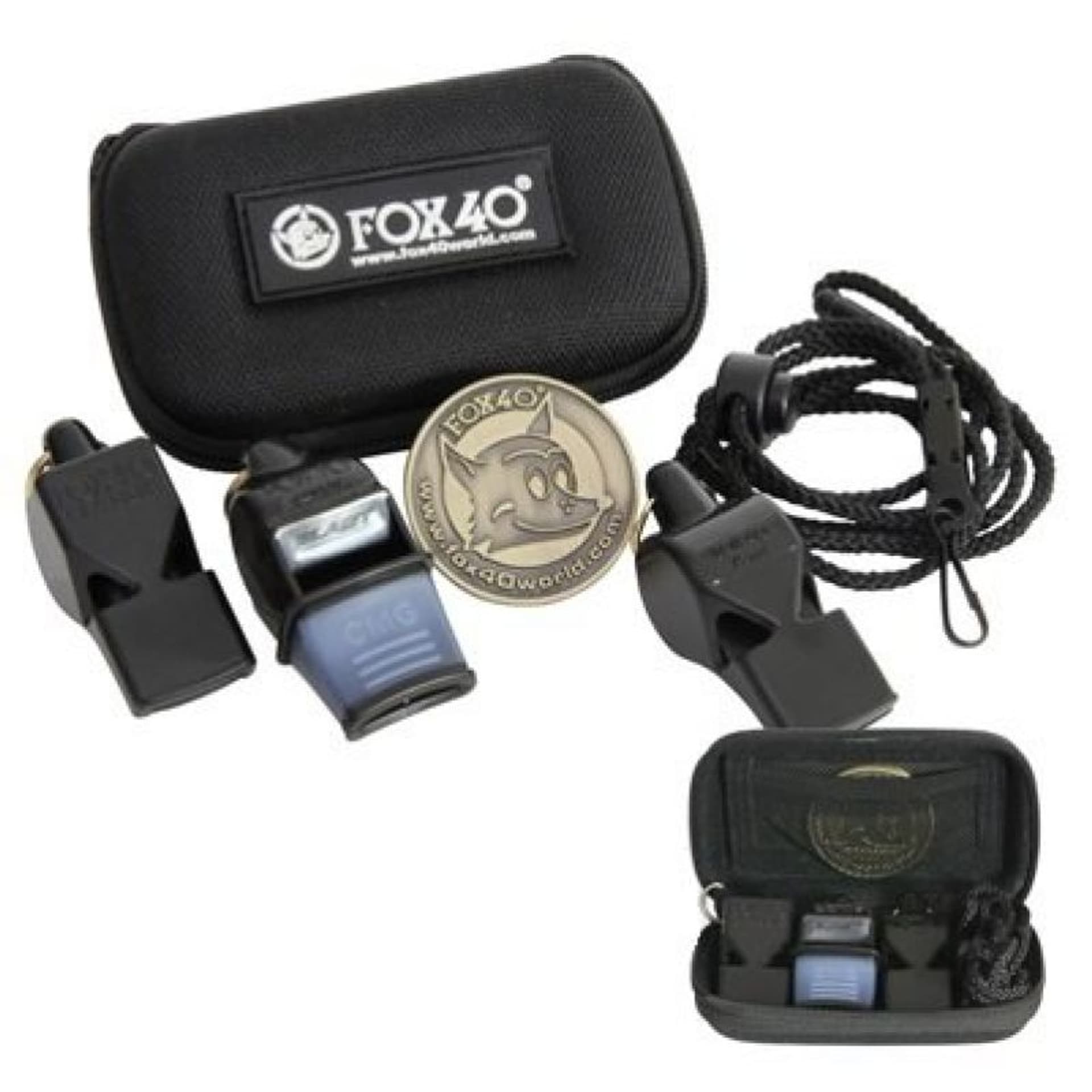 

Zestaw sędziowski FOX 3 gwizdki + etui (kolor Czarny, rozmiar N/A)