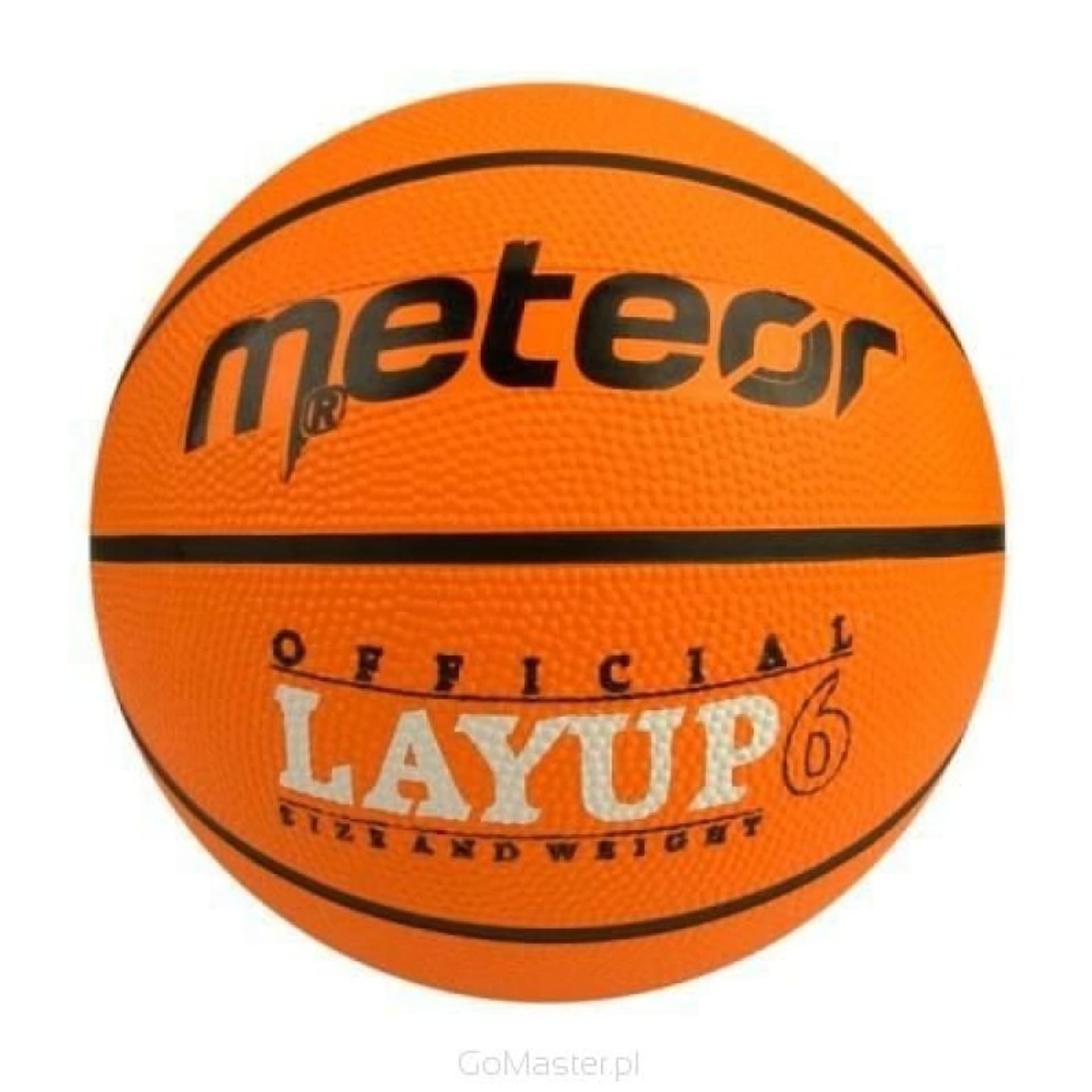 

Piłka do koszykówki Meteor Layup 6 (kolor Pomarańczowy, rozmiar N/A)