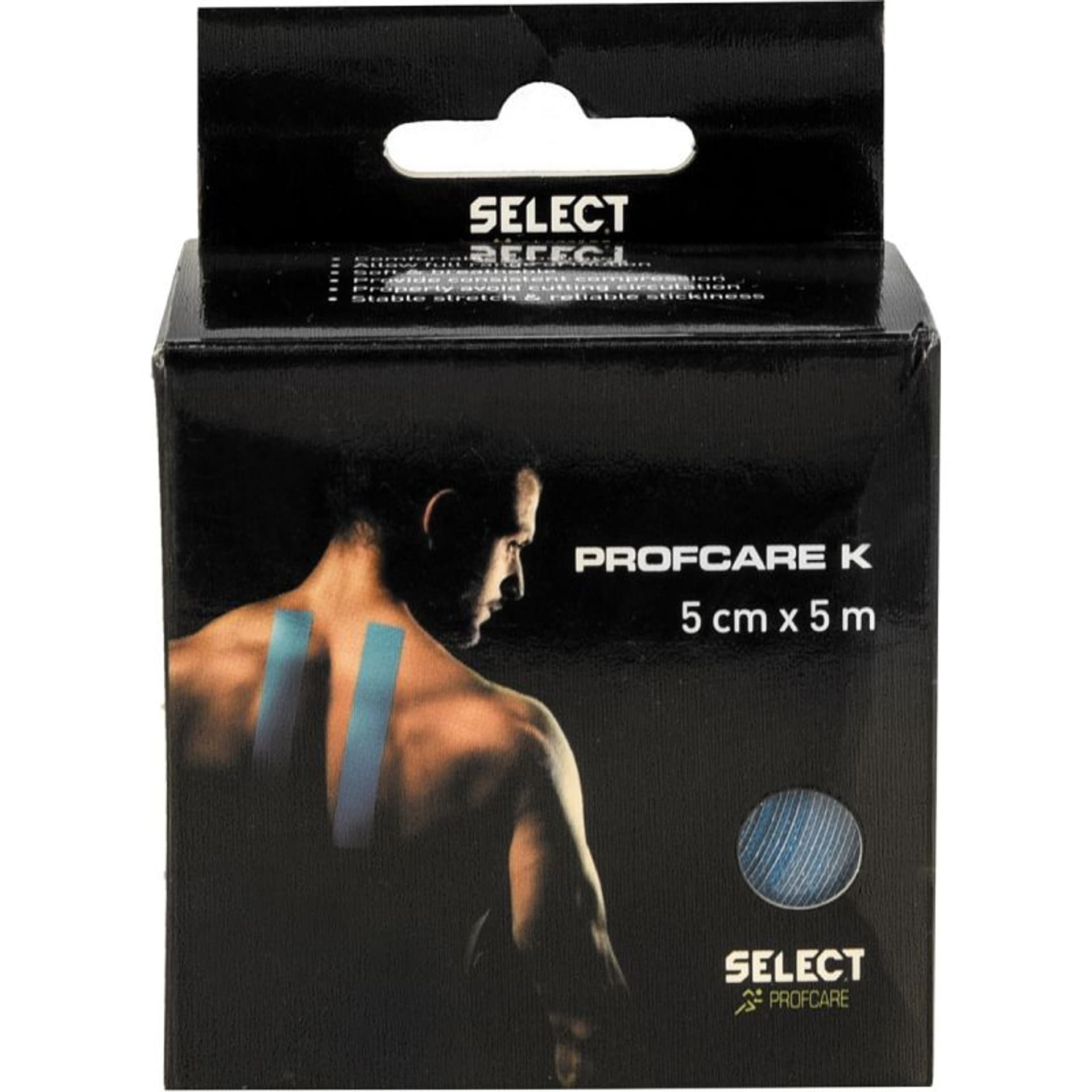 

Taśma Select ProfCare K-Tape 5cm x 5m (kolor Niebieski, rozmiar N/A)