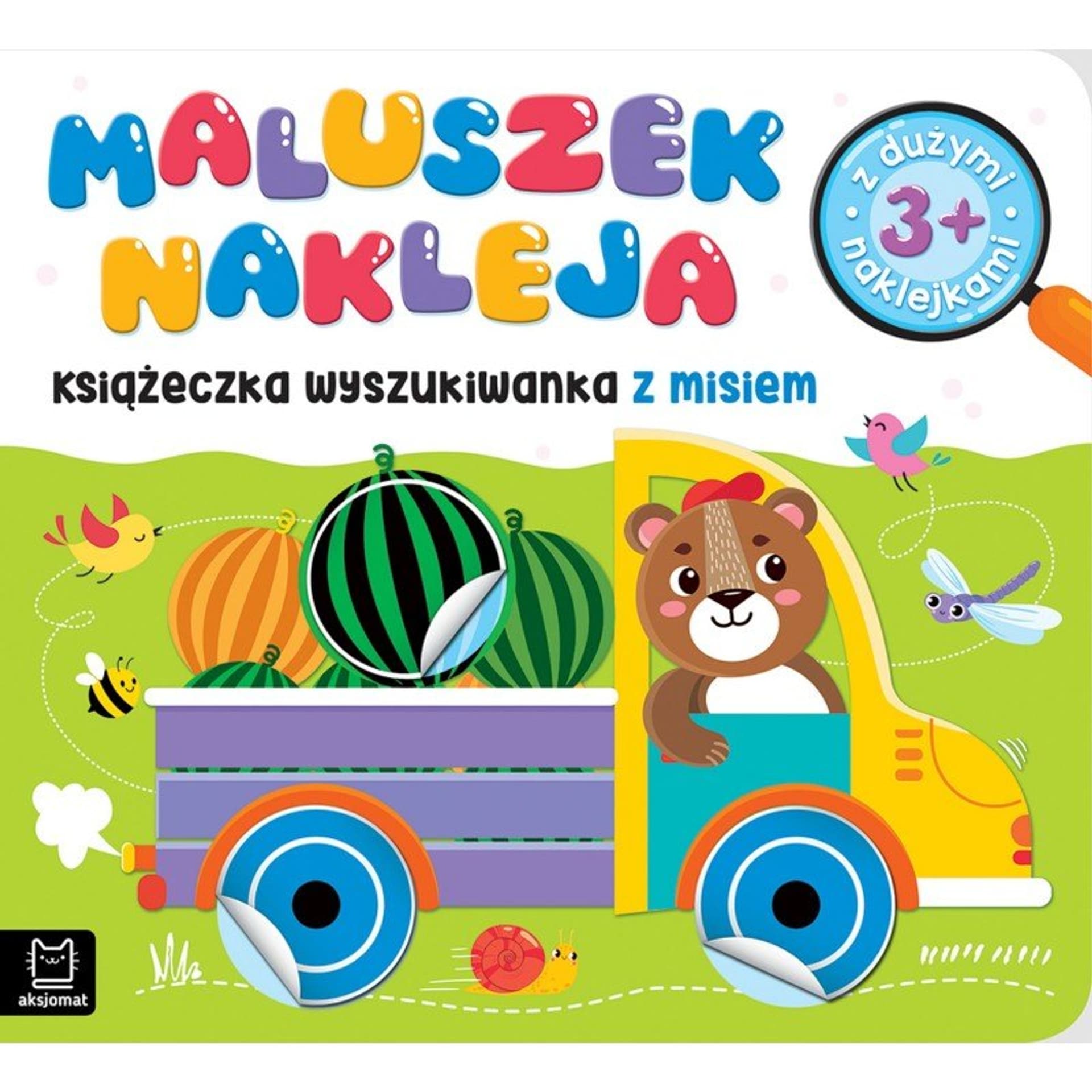 

Maluszek nakleja z misiem 3+