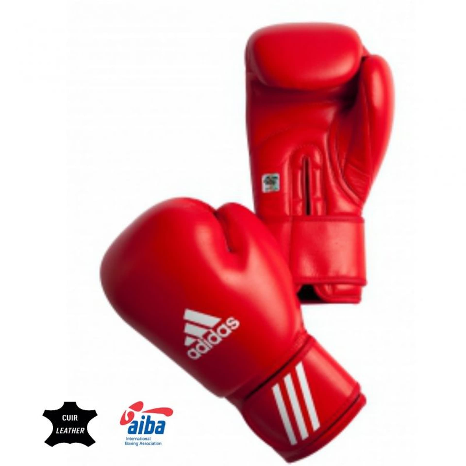 

Rękawice bokserskie adidas z atestem AIBA (kolor Czerwony, rozmiar 12 oz)