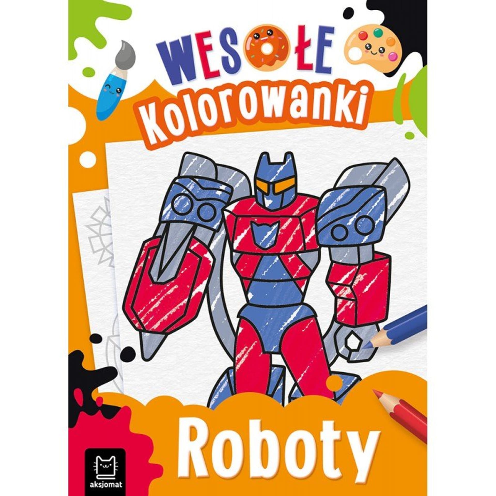 

Wesołe kolorowanki roboty