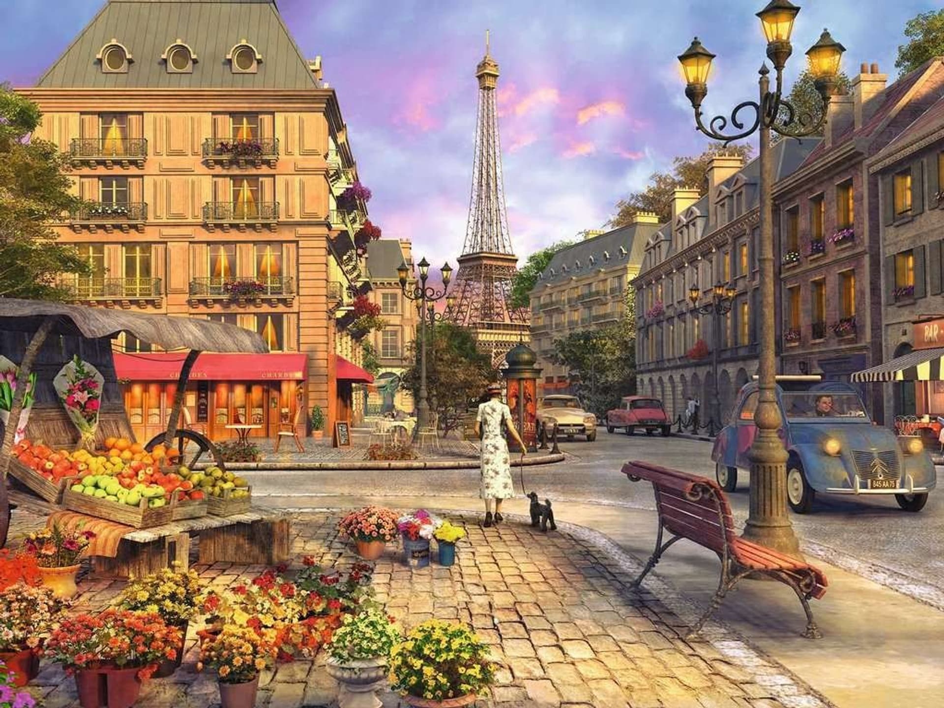 

Puzzle 1500 elementów Dawny Paryż