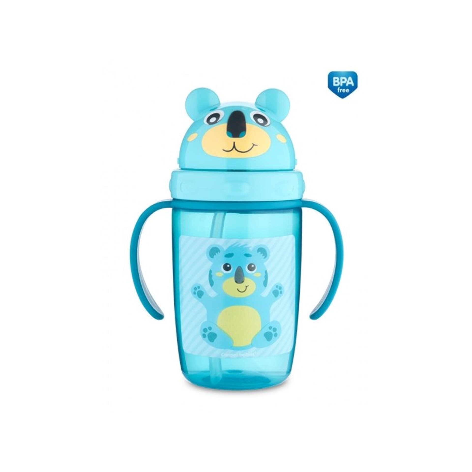 

Kubek z rurką sil 400ml hello
