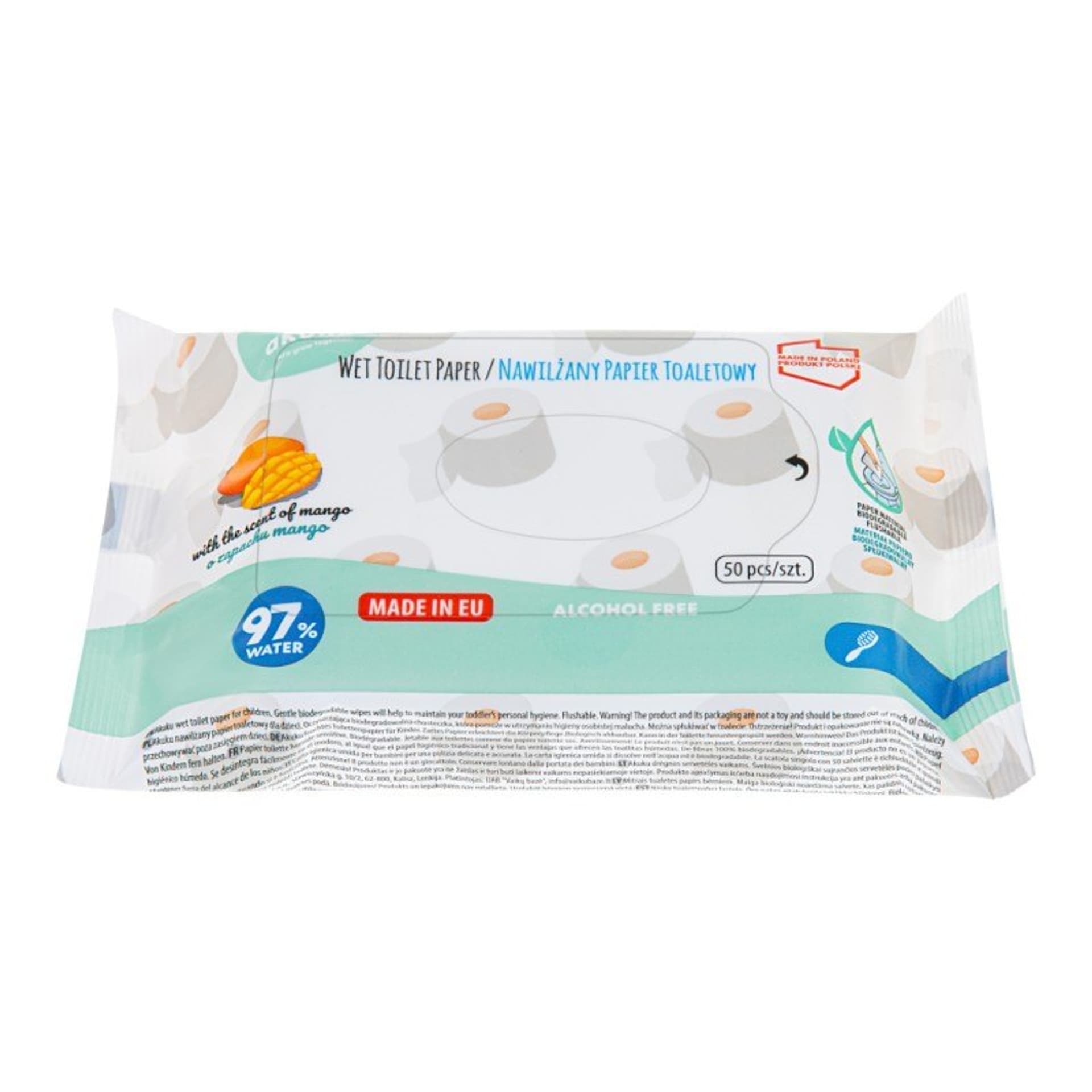 

Nawilżany papier toaletowy