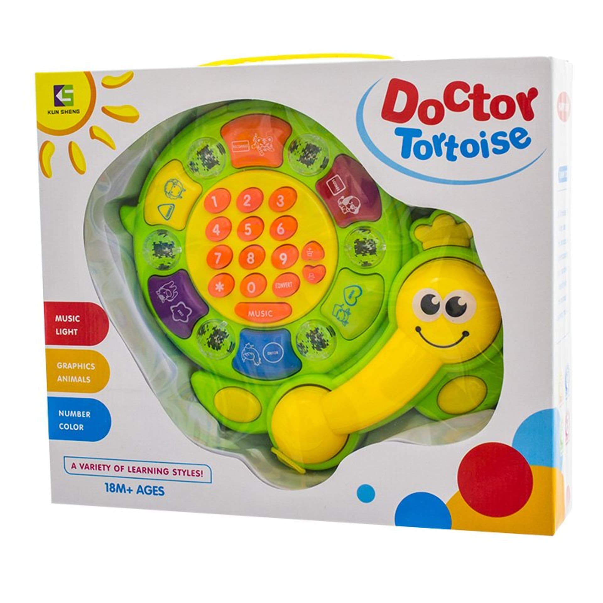 

Zabawka telefon żółw 0629462