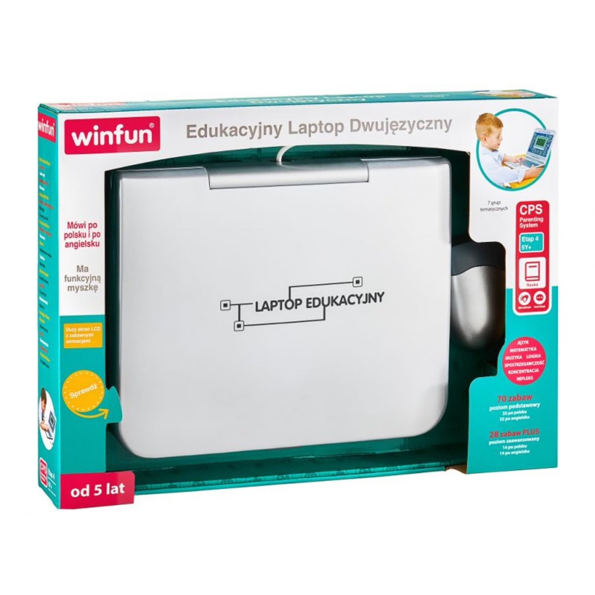 

Edukacyjny laptop dwujezyczny