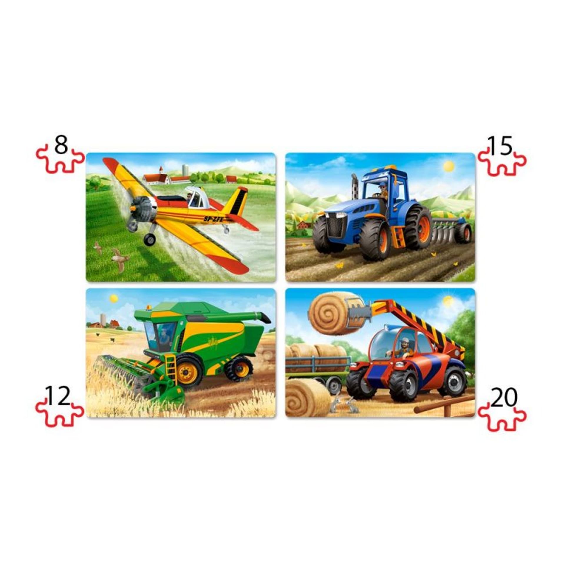 

Puzzle 4w1 agricult. machines