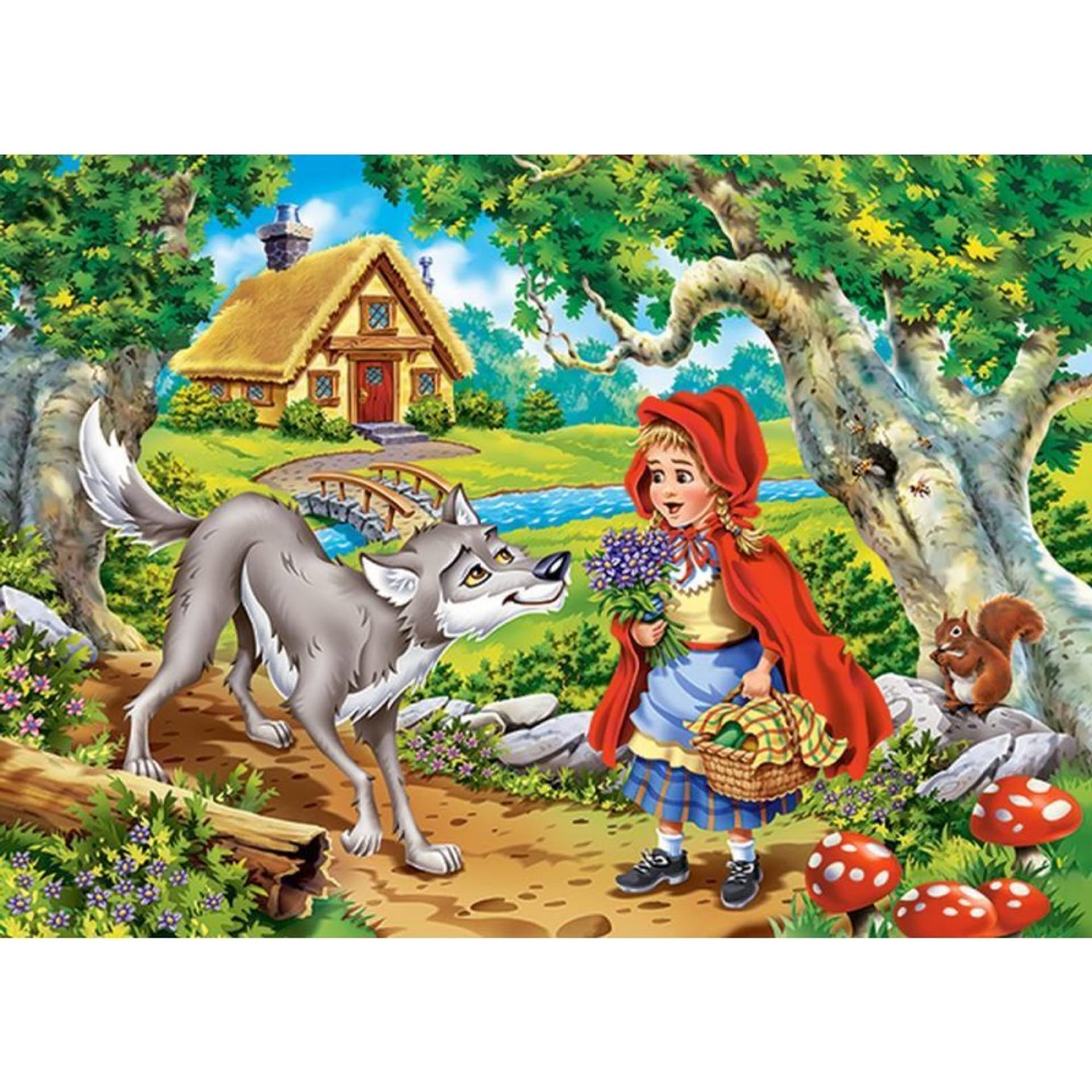 

Puzzle 60el. red riding hood