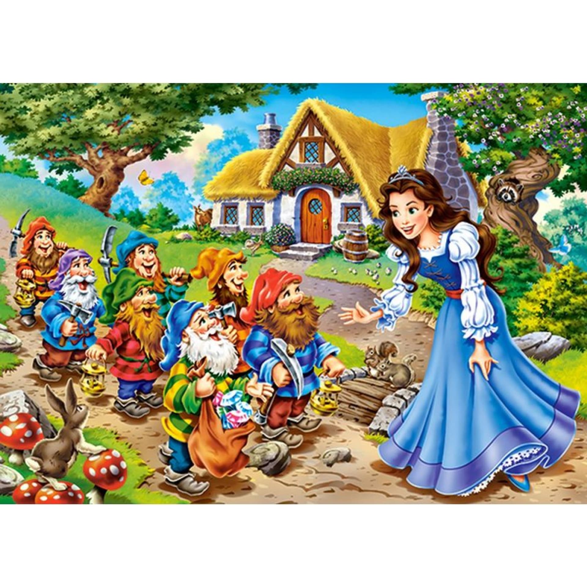 

Puzzle 120el. snow whie and 7