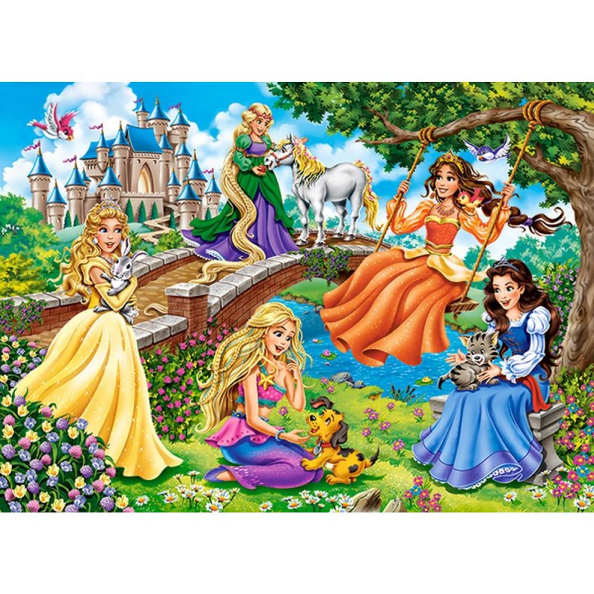 

Puzzle 70 princesses in garden