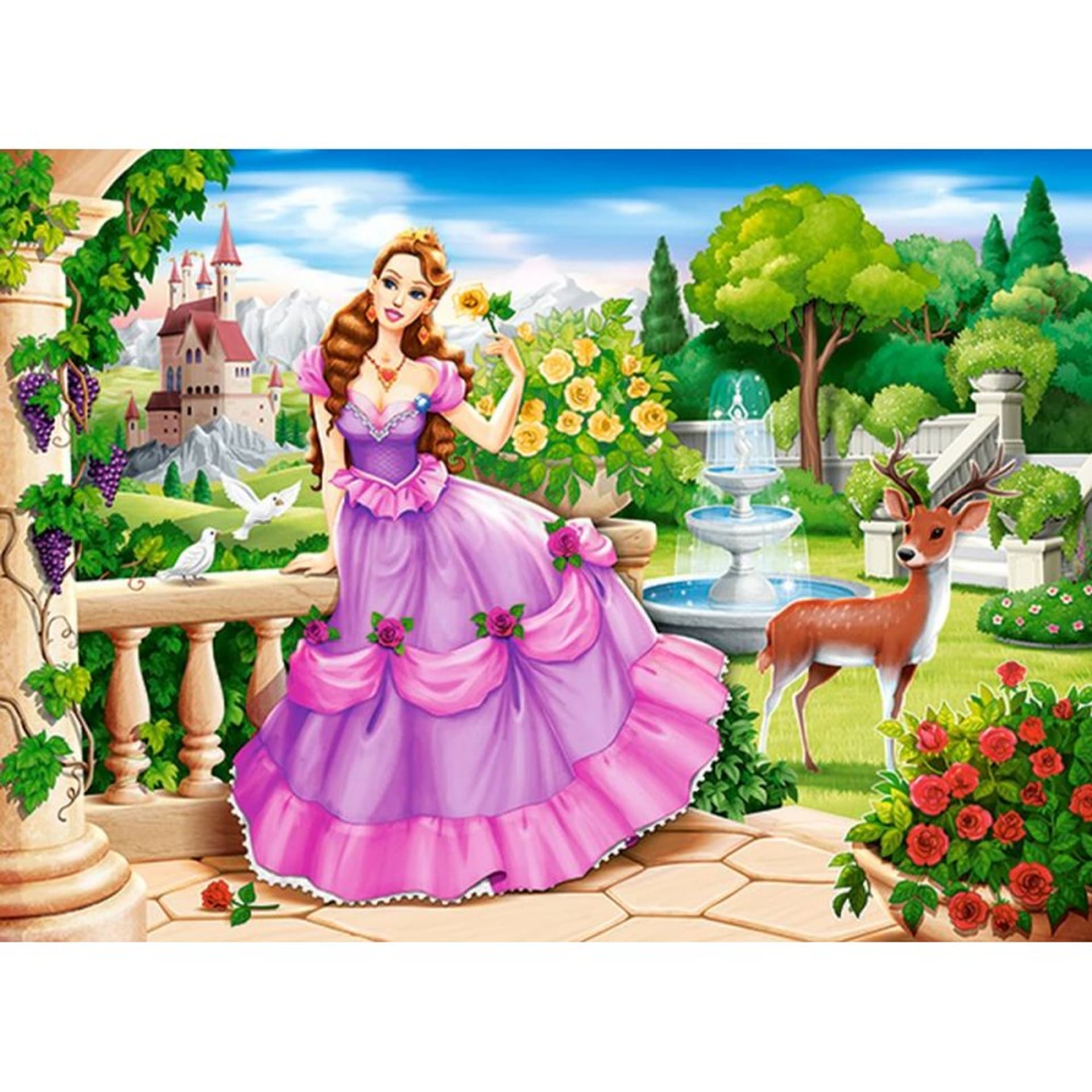 

Puzzle 100 princess in garden