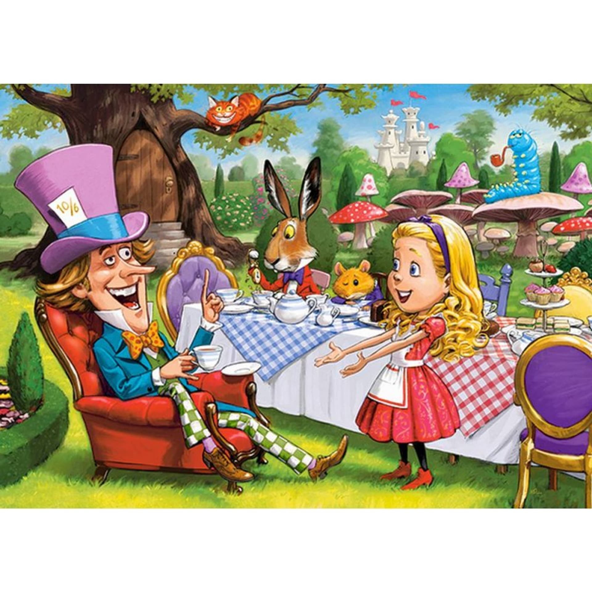 

Puzzle 120el. alice in wonder.