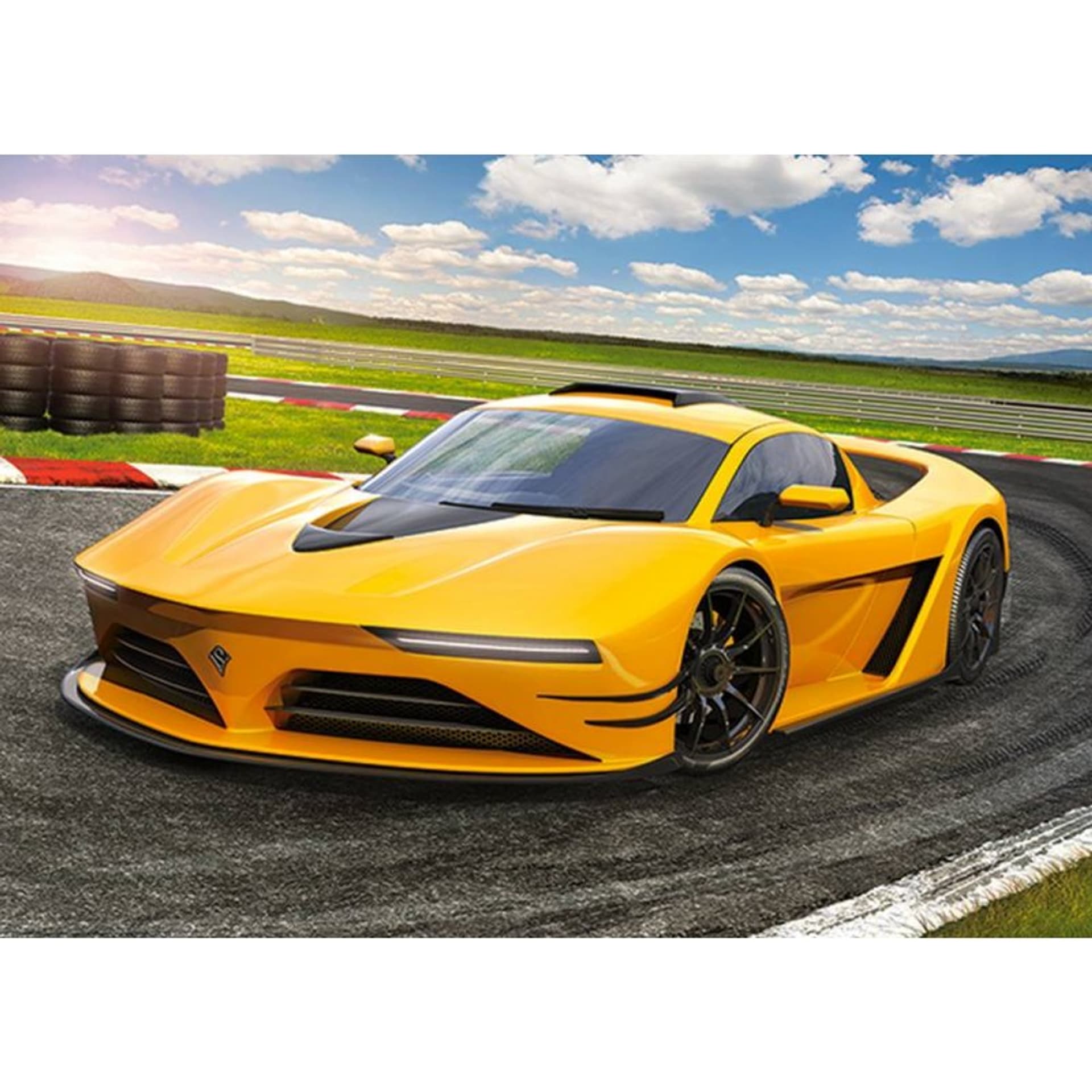 

Puzzle 120el. yellow sportscar