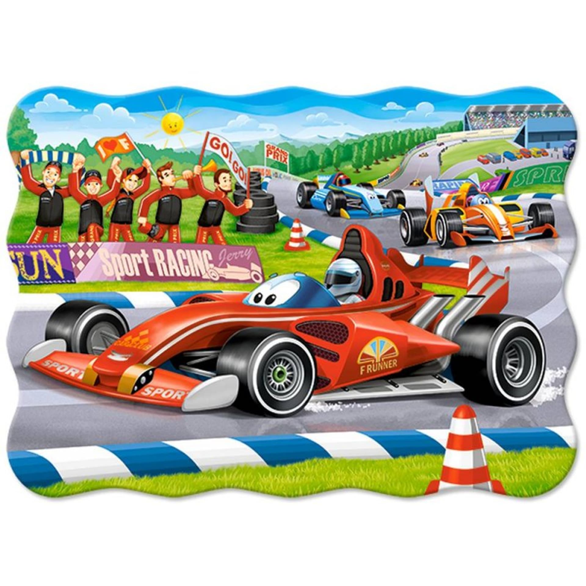

Puzzle 30 el. racing bolide