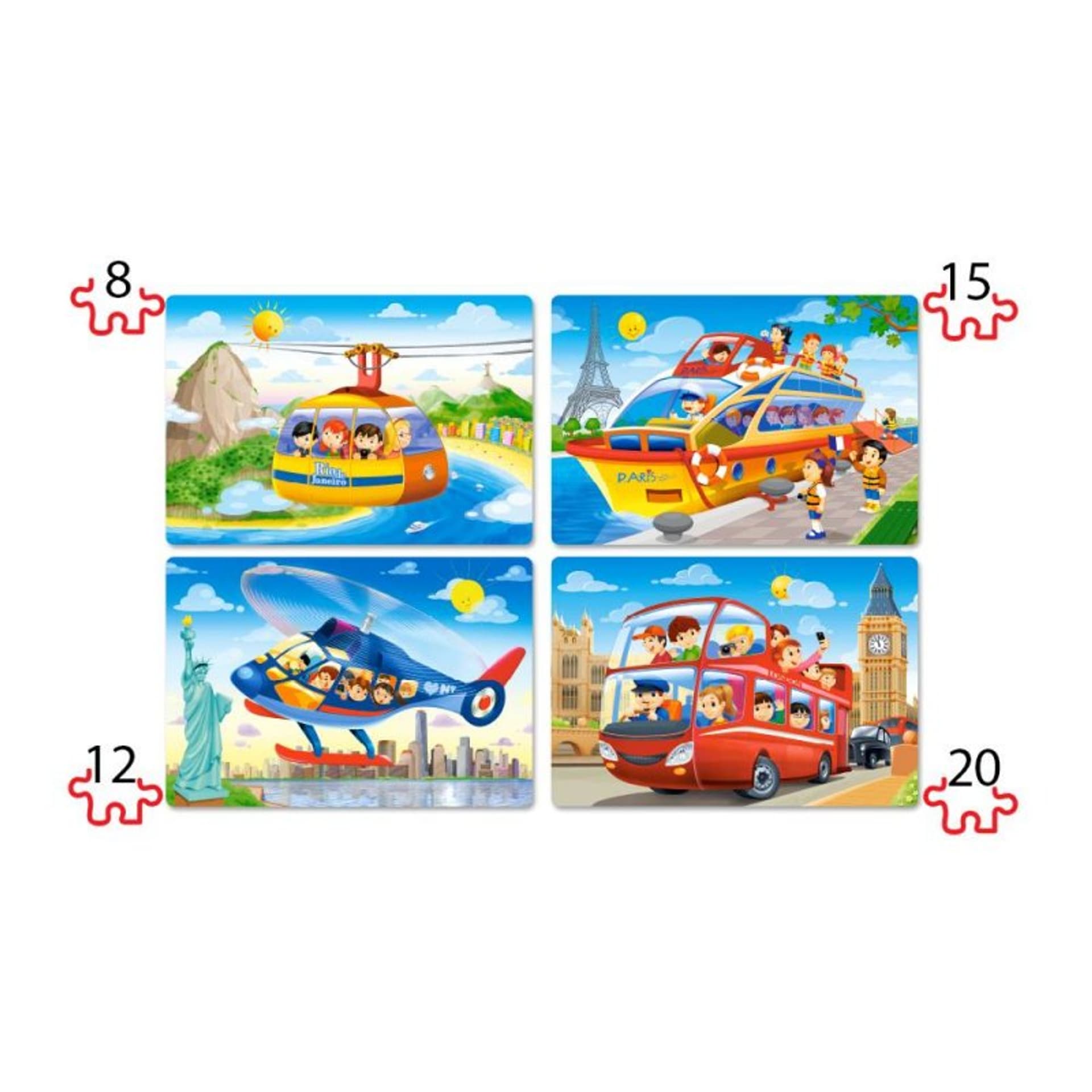 

Puzzle 4w1 travel the world