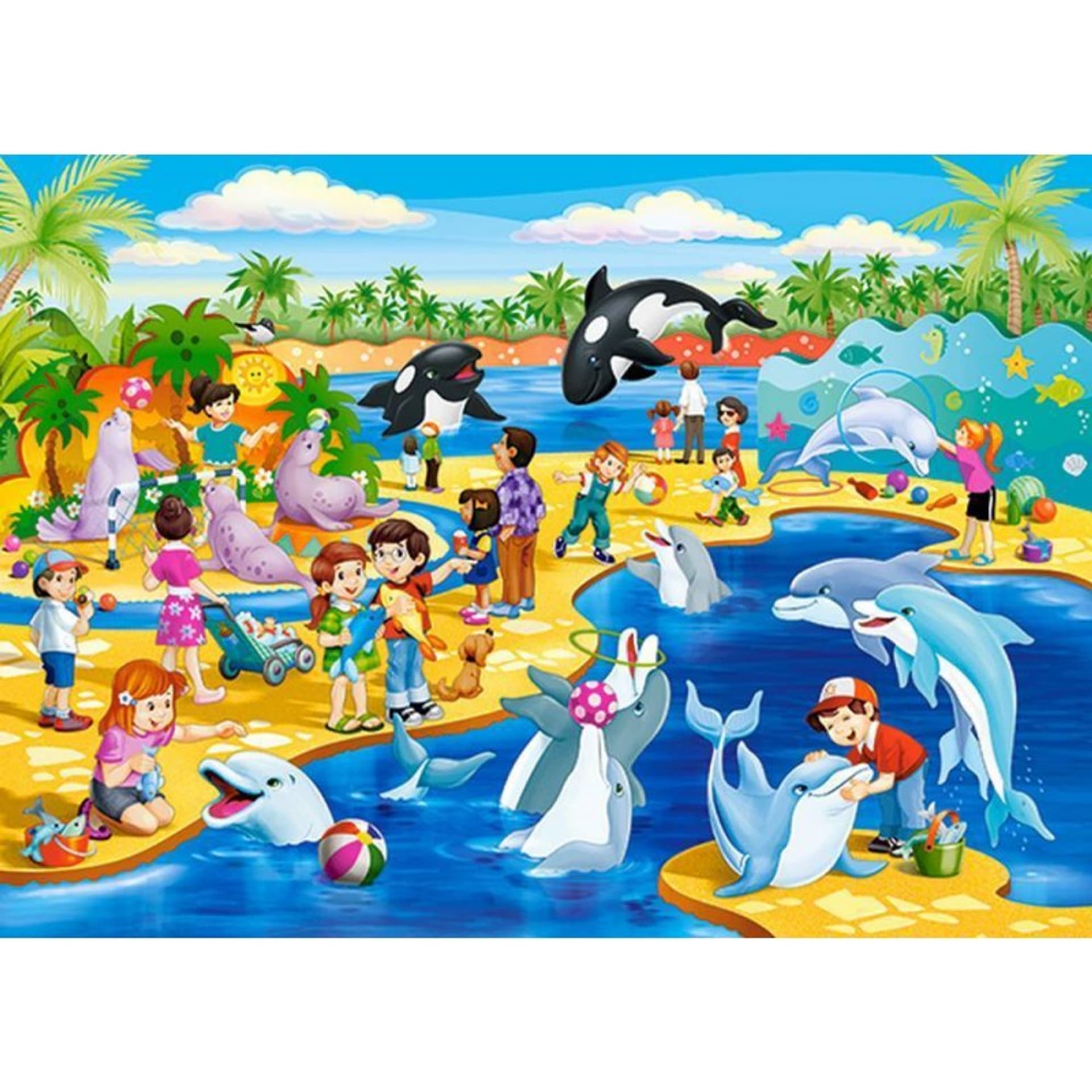 

Puzzle 60el. dolphinarium