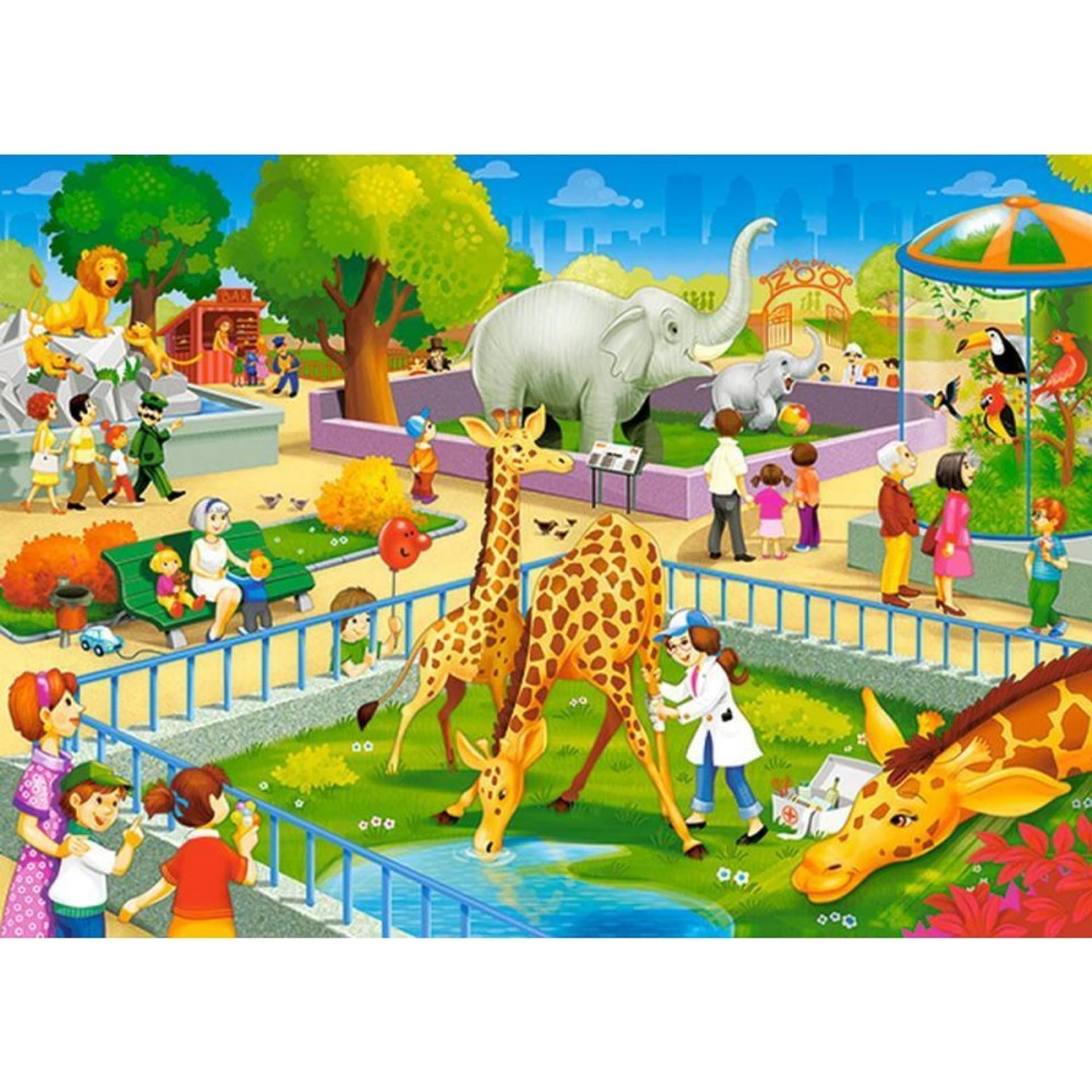 

Puzzle 60el. zoo visit