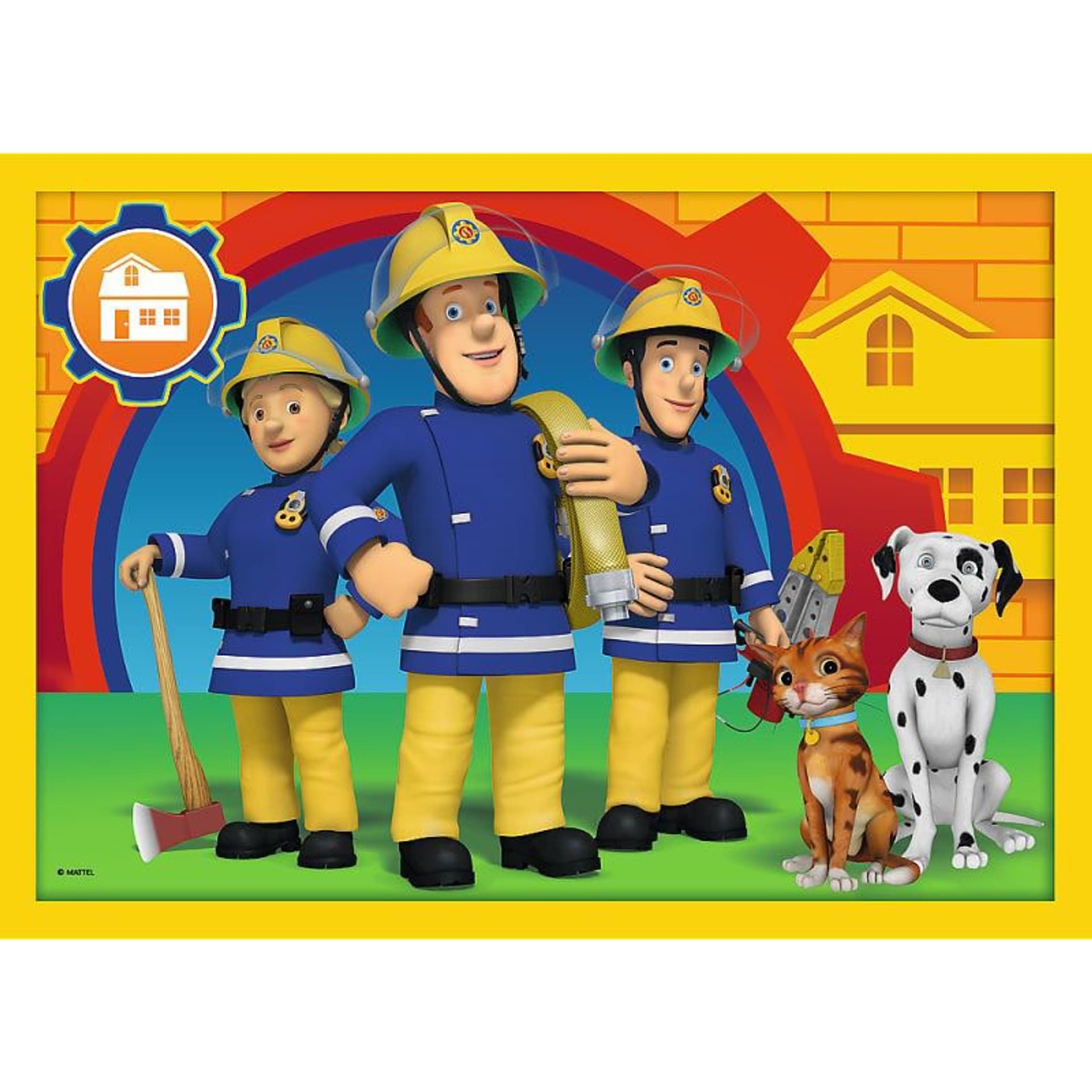 

Puzzle 4w1 pomocny strażak sam