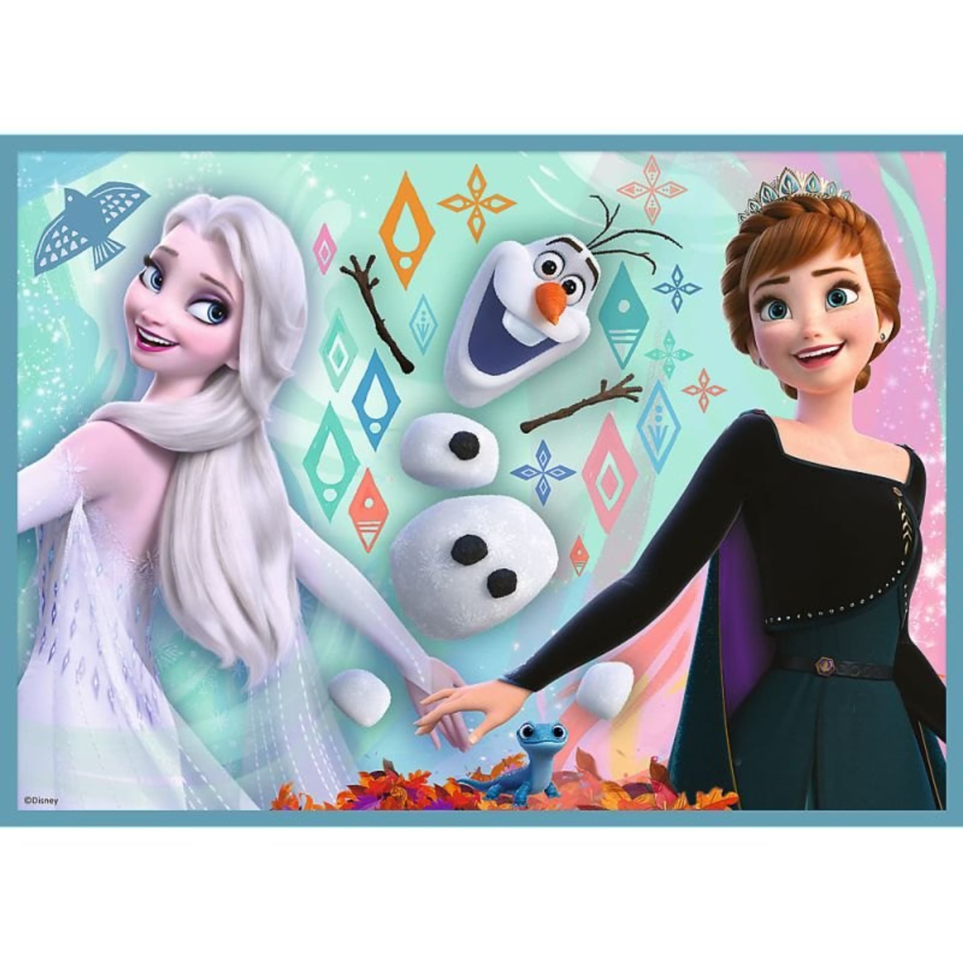 

Puzzle 4w1 niezw. świat frozen