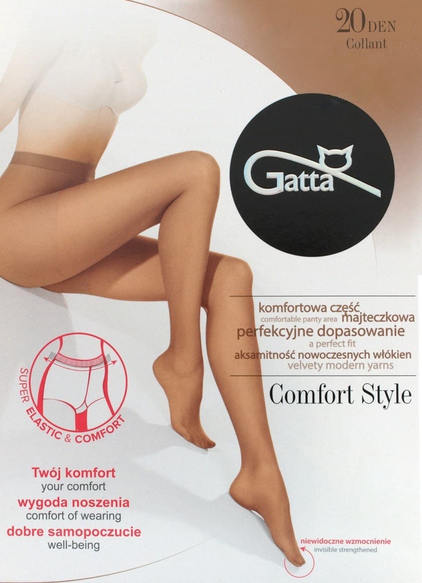 

RAJSTOPY GATTA COMFORT STYLE 20 (kolor Nero, rozmiar 4)