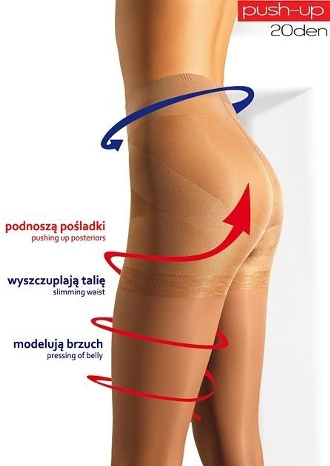 

RAJSTOPY MONA PUSH-UP 20 (kolor nuage, rozmiar 4)