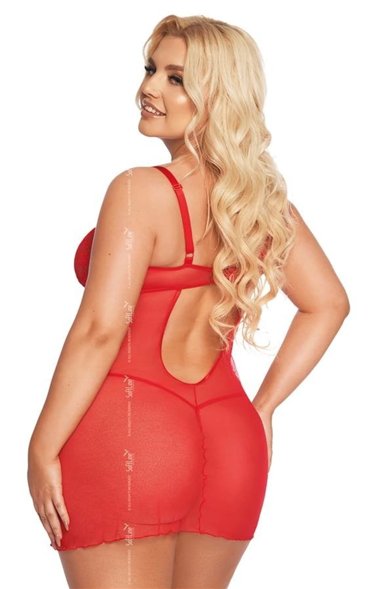 

Aldona czerwony plus size koszulka 1890 (kolor czerwony, rozmiar 3XL)