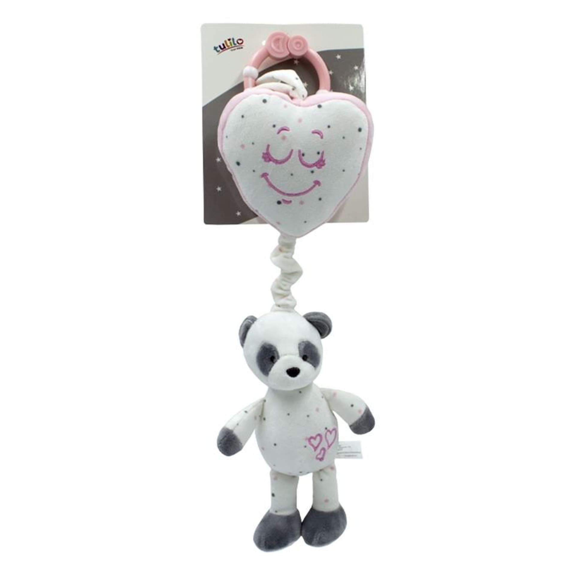 

Pozytywka Panda różowa 35 cm