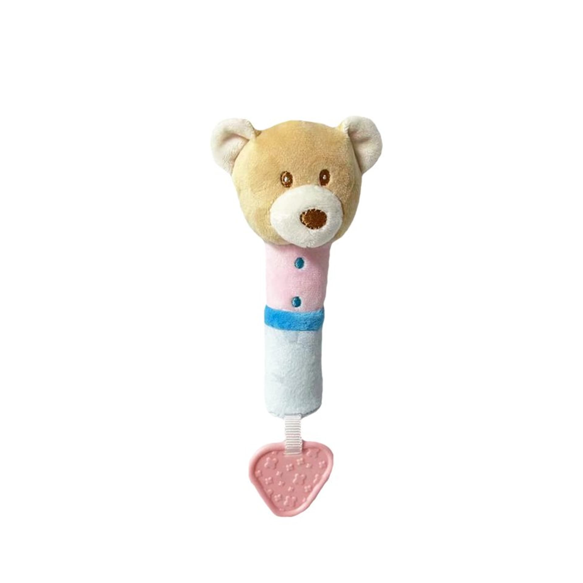 

Zab. z dźw. miś róż-nieb. 17cm